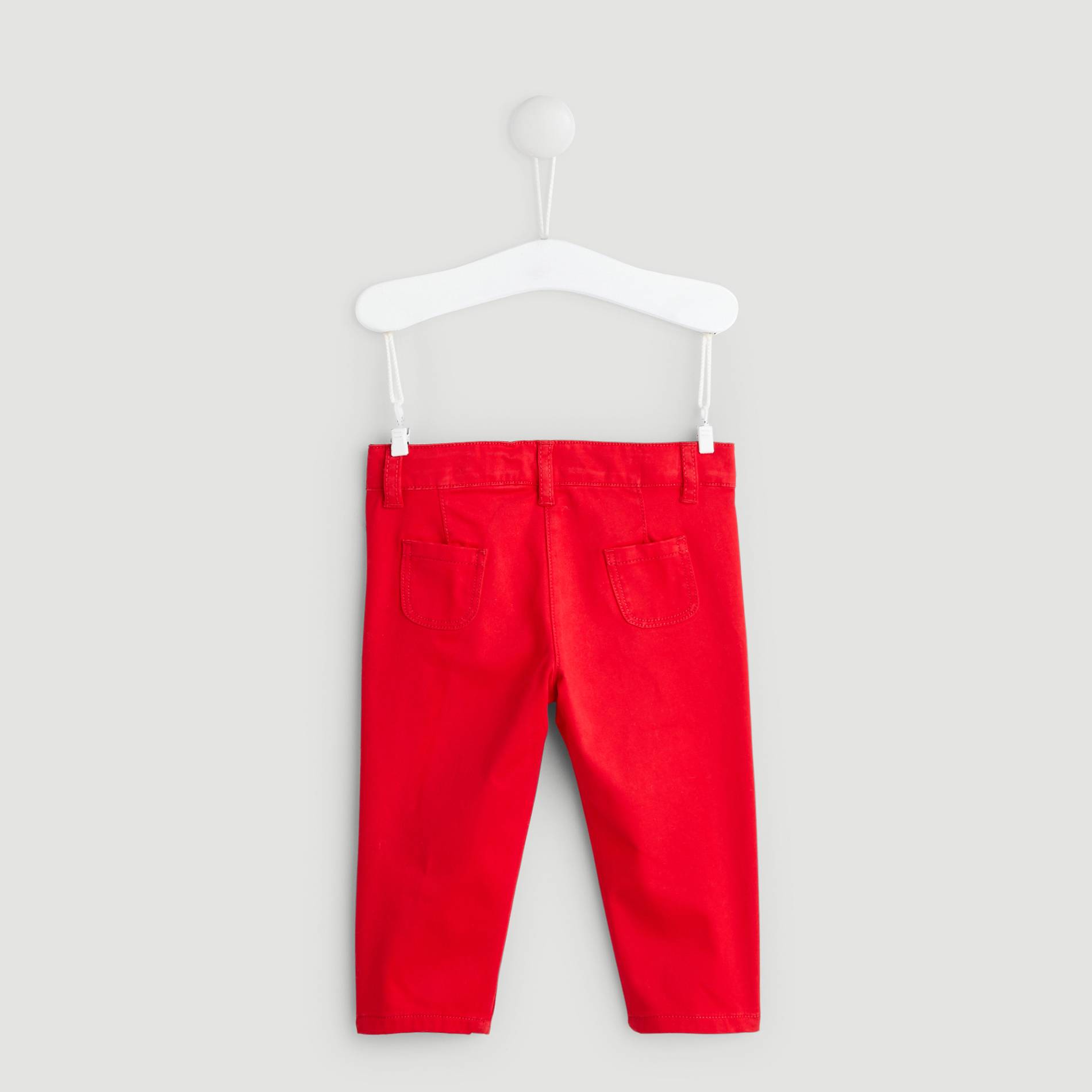 Pantalon twill, Rouge, large image number 1.0