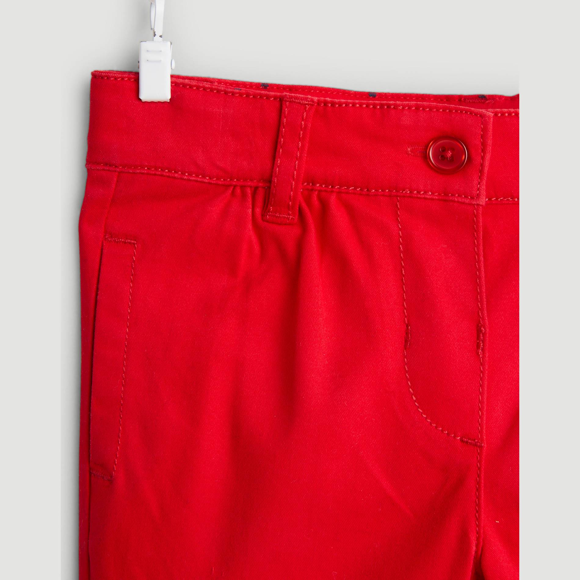 Pantalon twill, Rouge, large image number 2.0