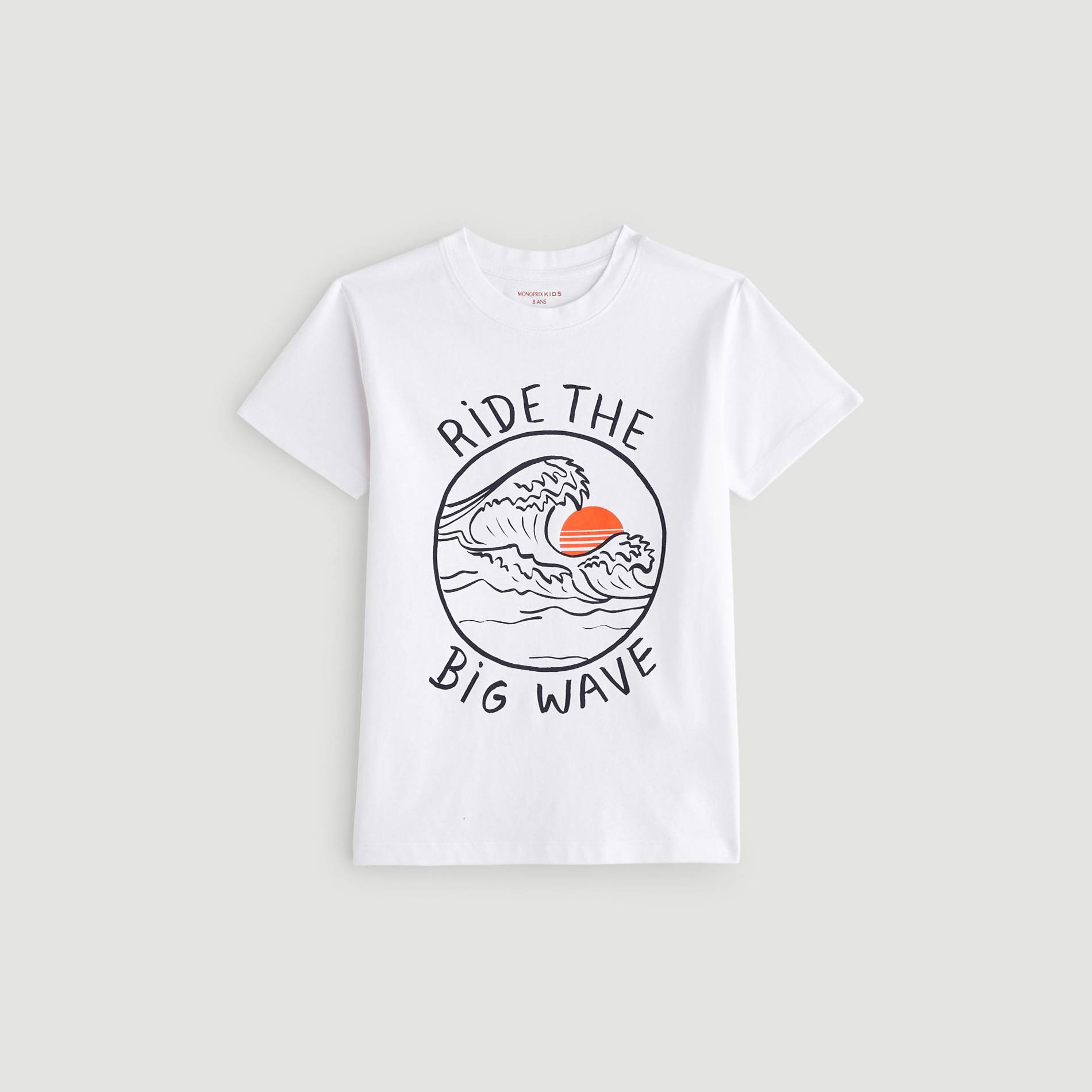 T-shirt imprime, Blanc, large image number 0