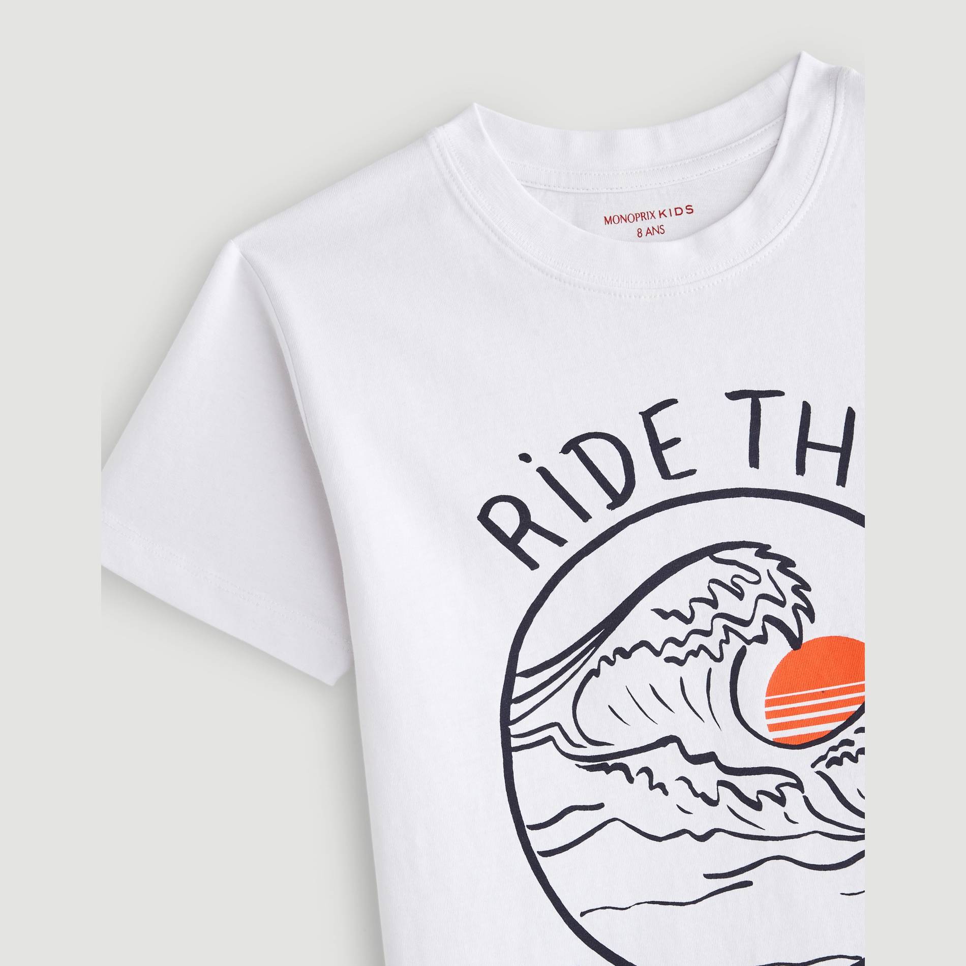 T-shirt imprime, Blanc, large image number 2.0