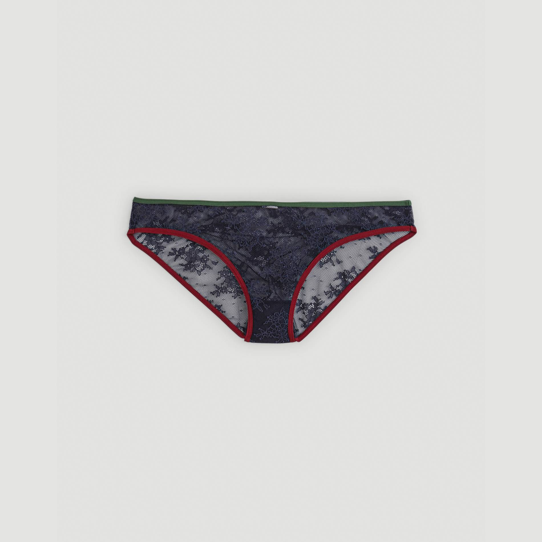 Culotte en dentelle et elasthanne, Indigo, large image number 2