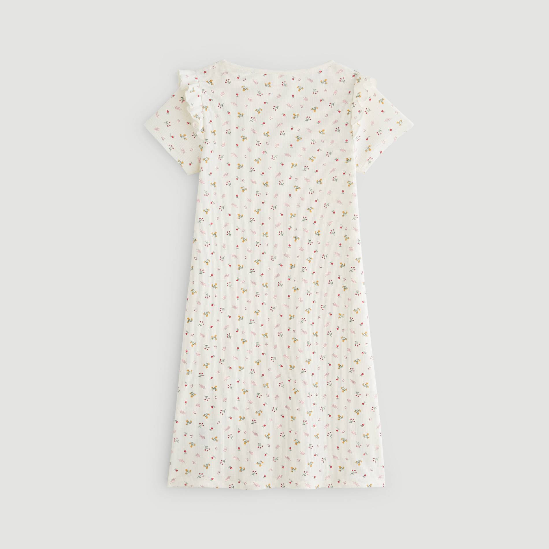 Chemise de nuit imprime, Ecru, large image number 1