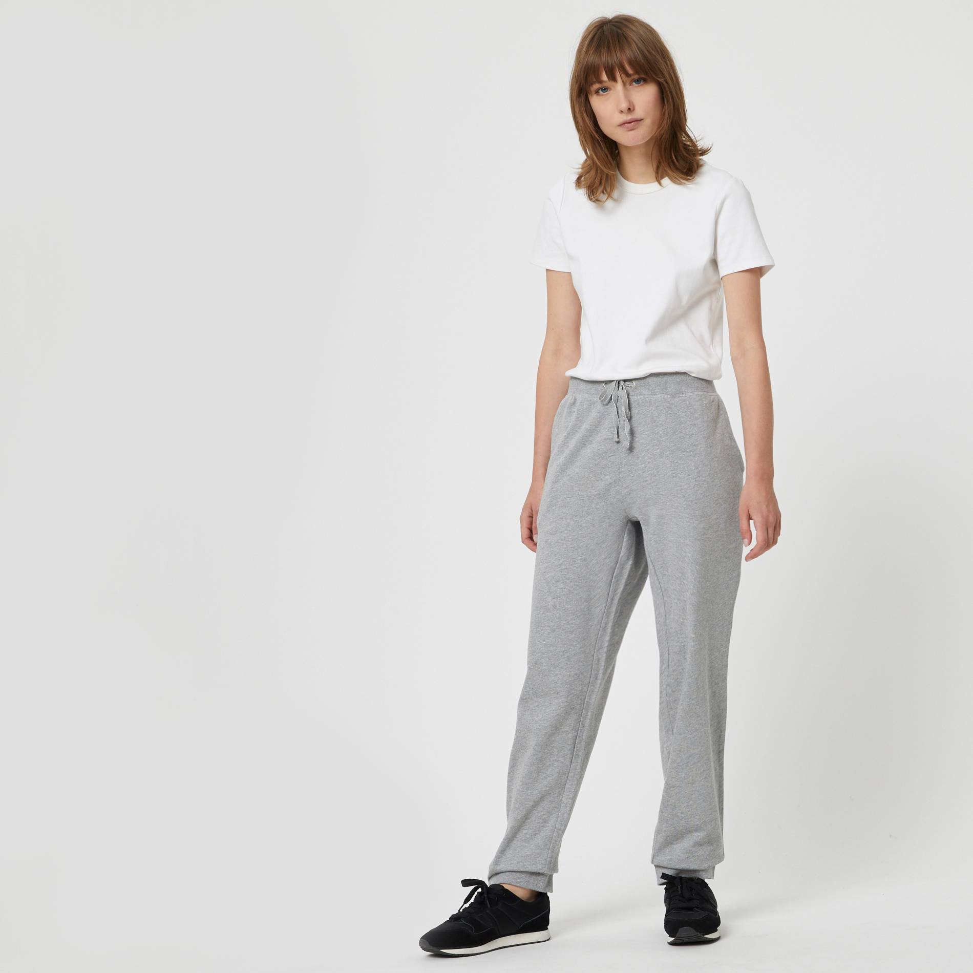 Pantalon sport en molleton, Gris foncé, large image number 0