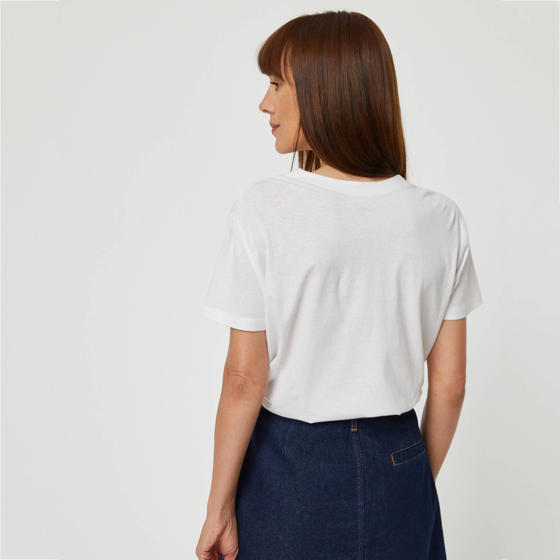 T-shirt imprime place en coton BIO, Blanc, large image number 1
