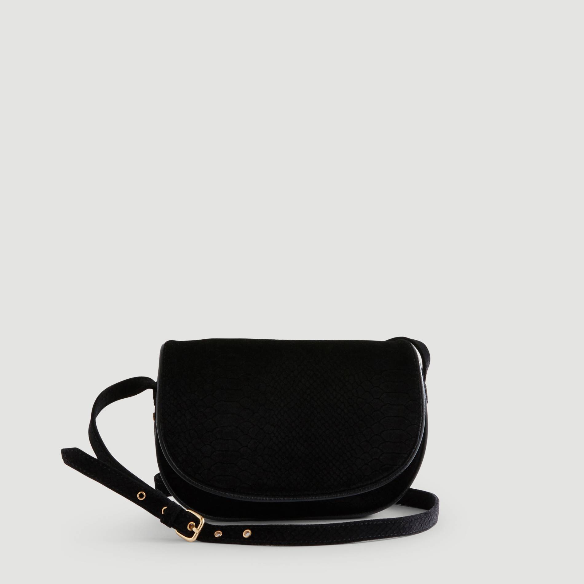 Sac en velours, Noir, large image number 1.0