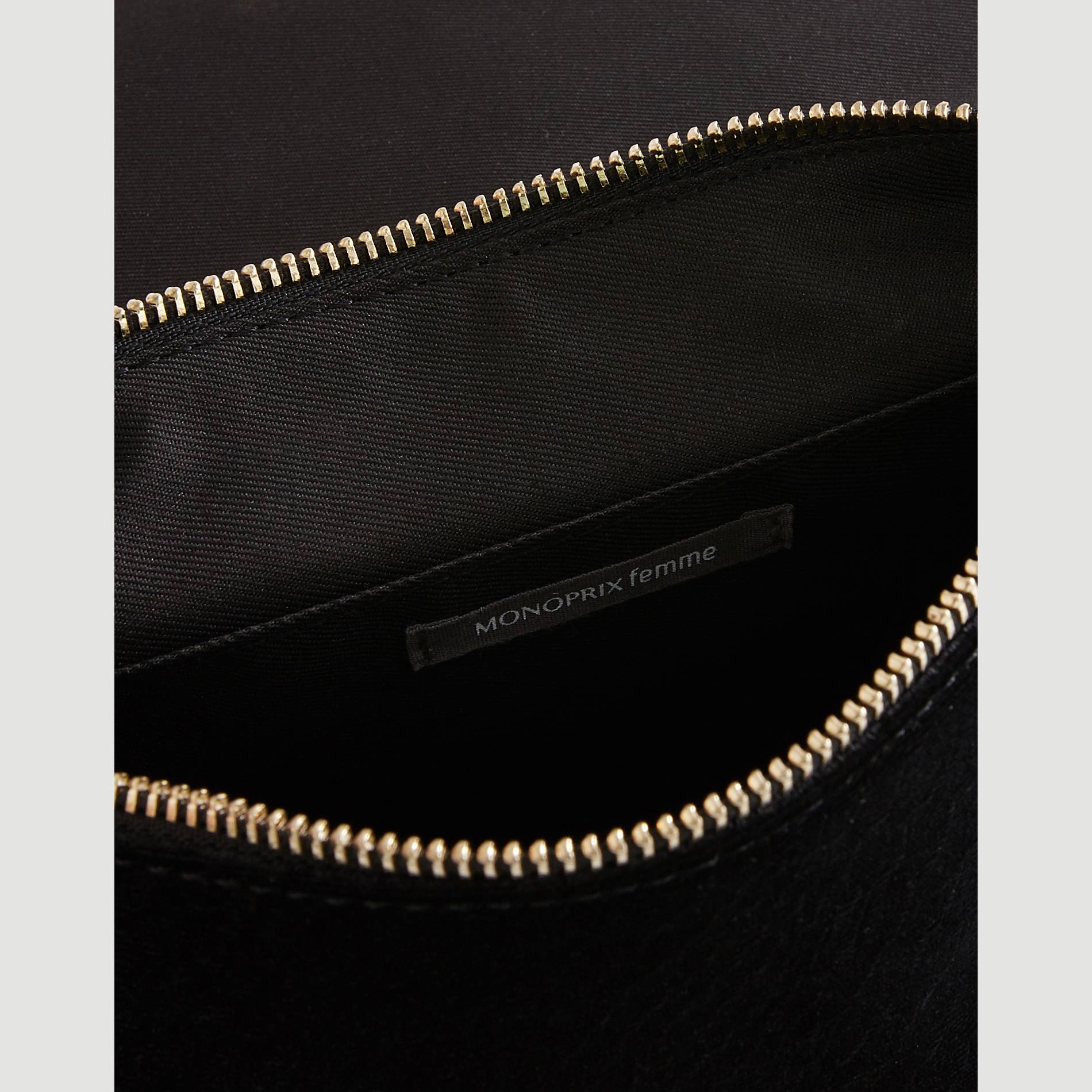 Sac en velours, Noir, large image number 2