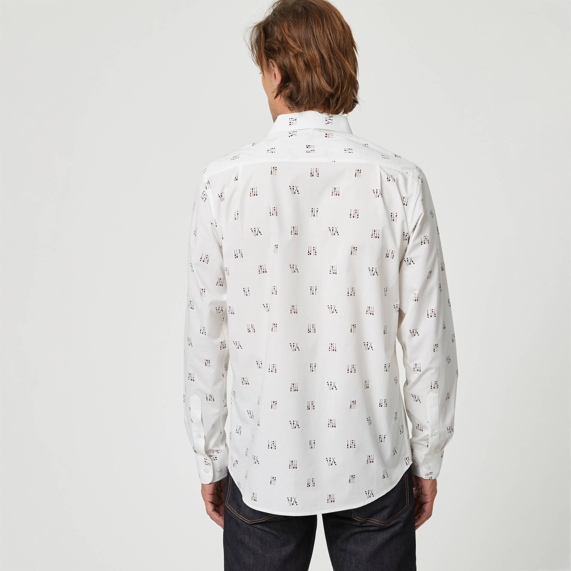 Chemise imprimee, Blanc, large image number 1.0