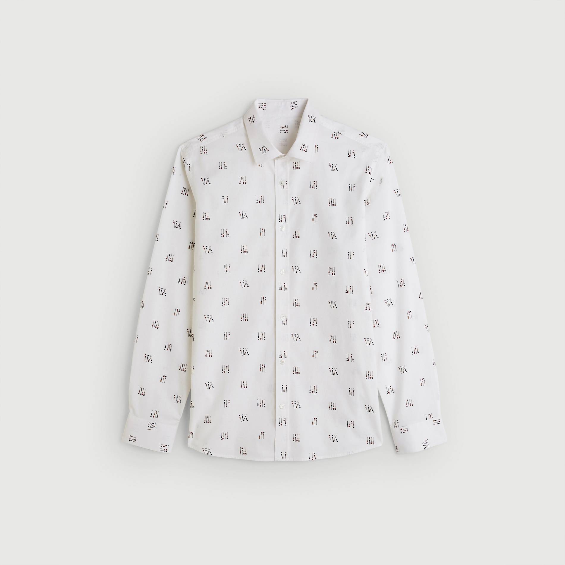 Chemise imprimee, Blanc, large image number 2