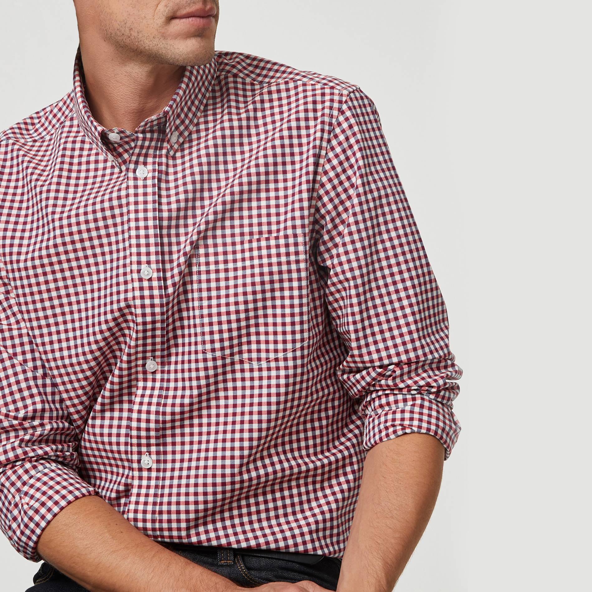 Chemise de ville coupe regular, Blanc, large image number 0