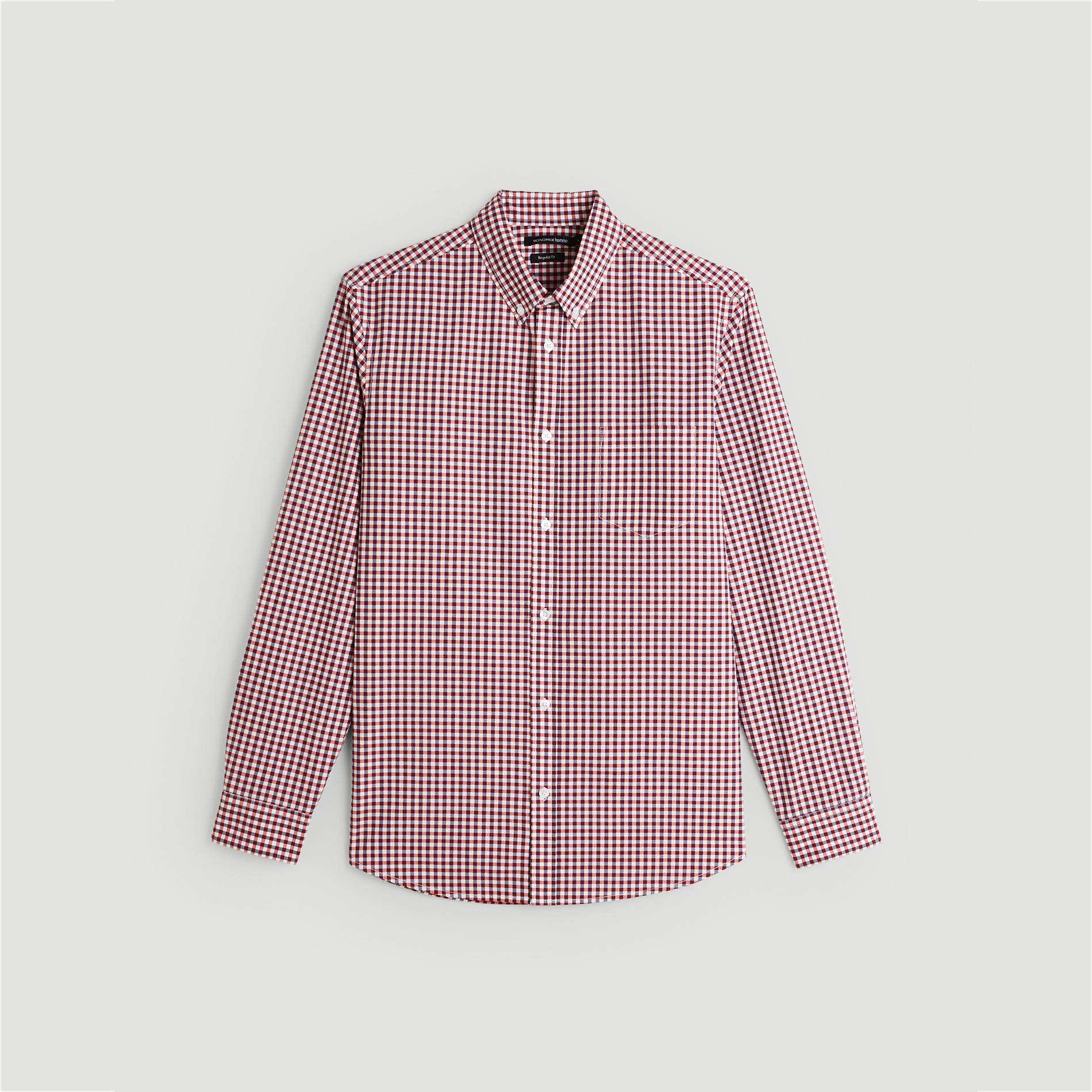 Chemise de ville coupe regular, Blanc, large image number 2