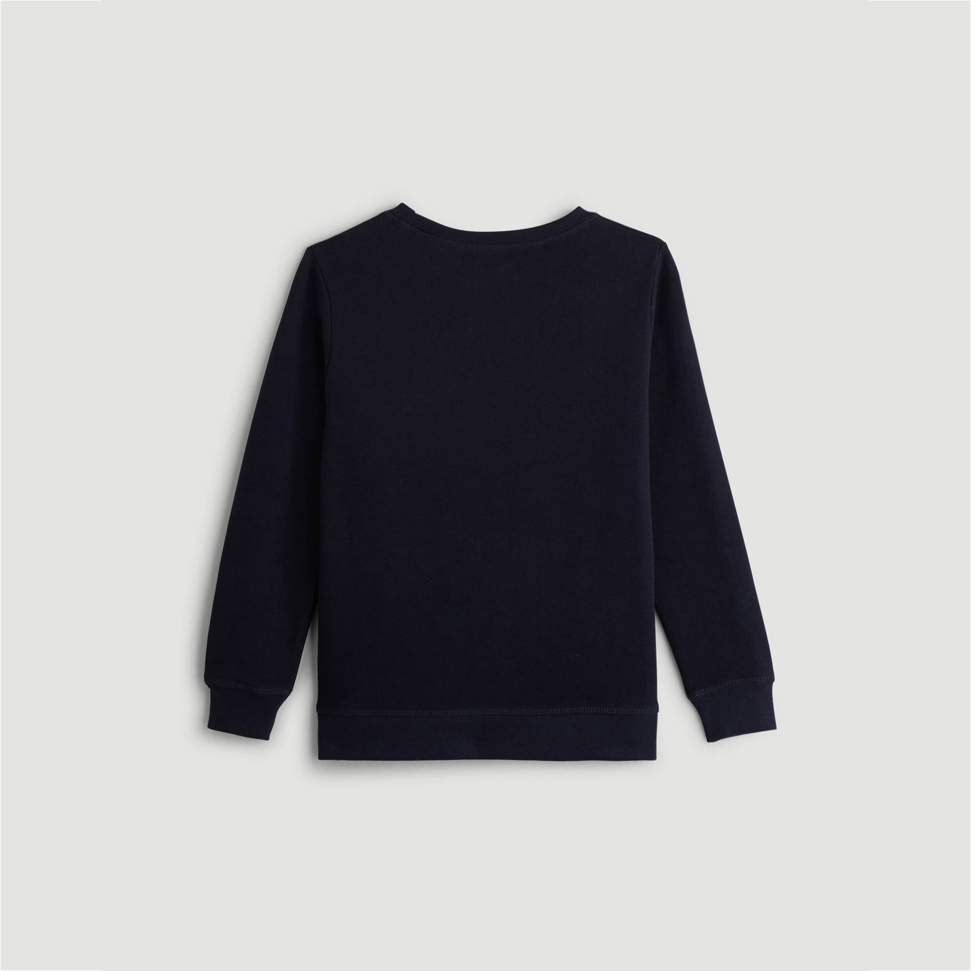 Sweat imprime, Bleu marine, large image number 1