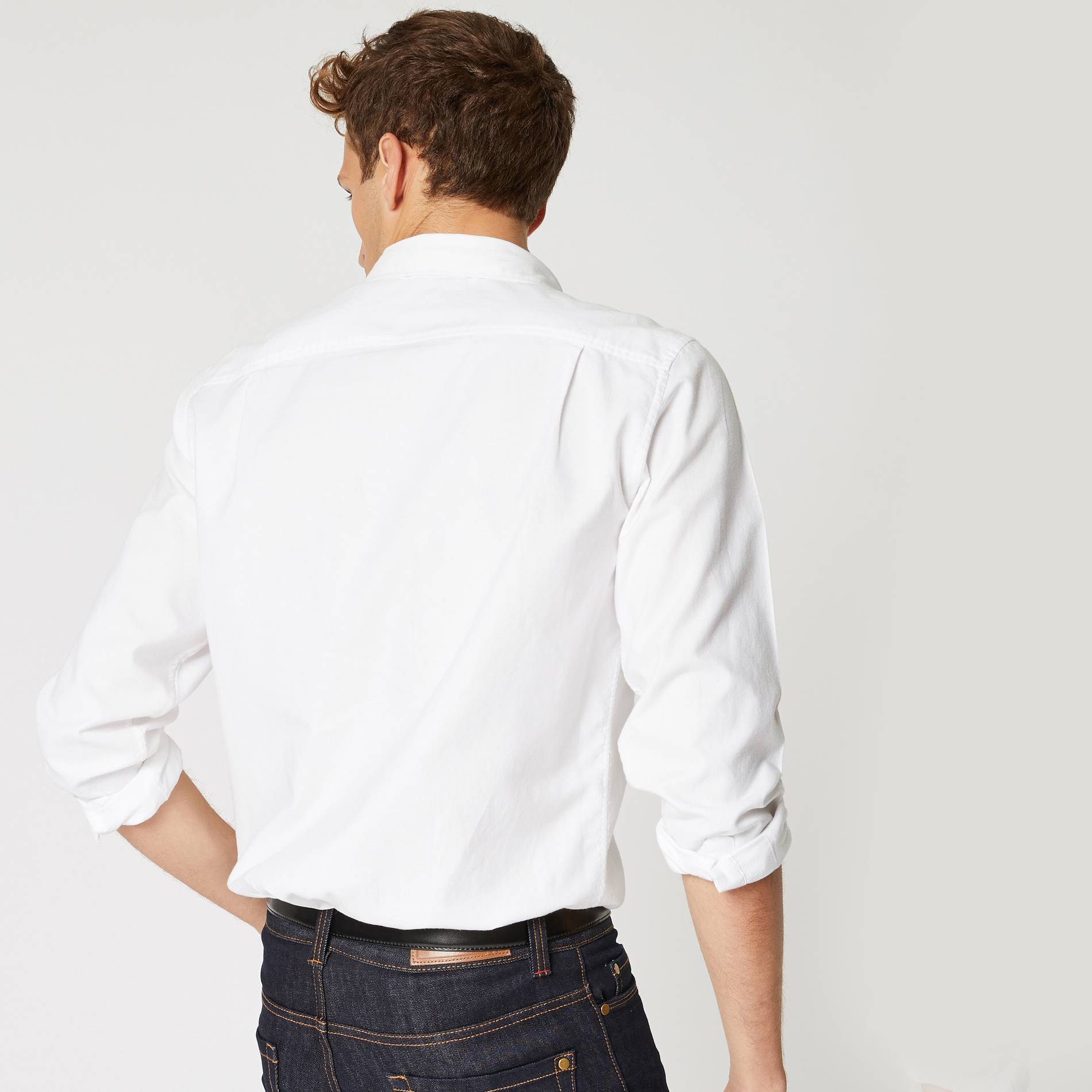 Chemise coupe slim, Blanc, large image number 1