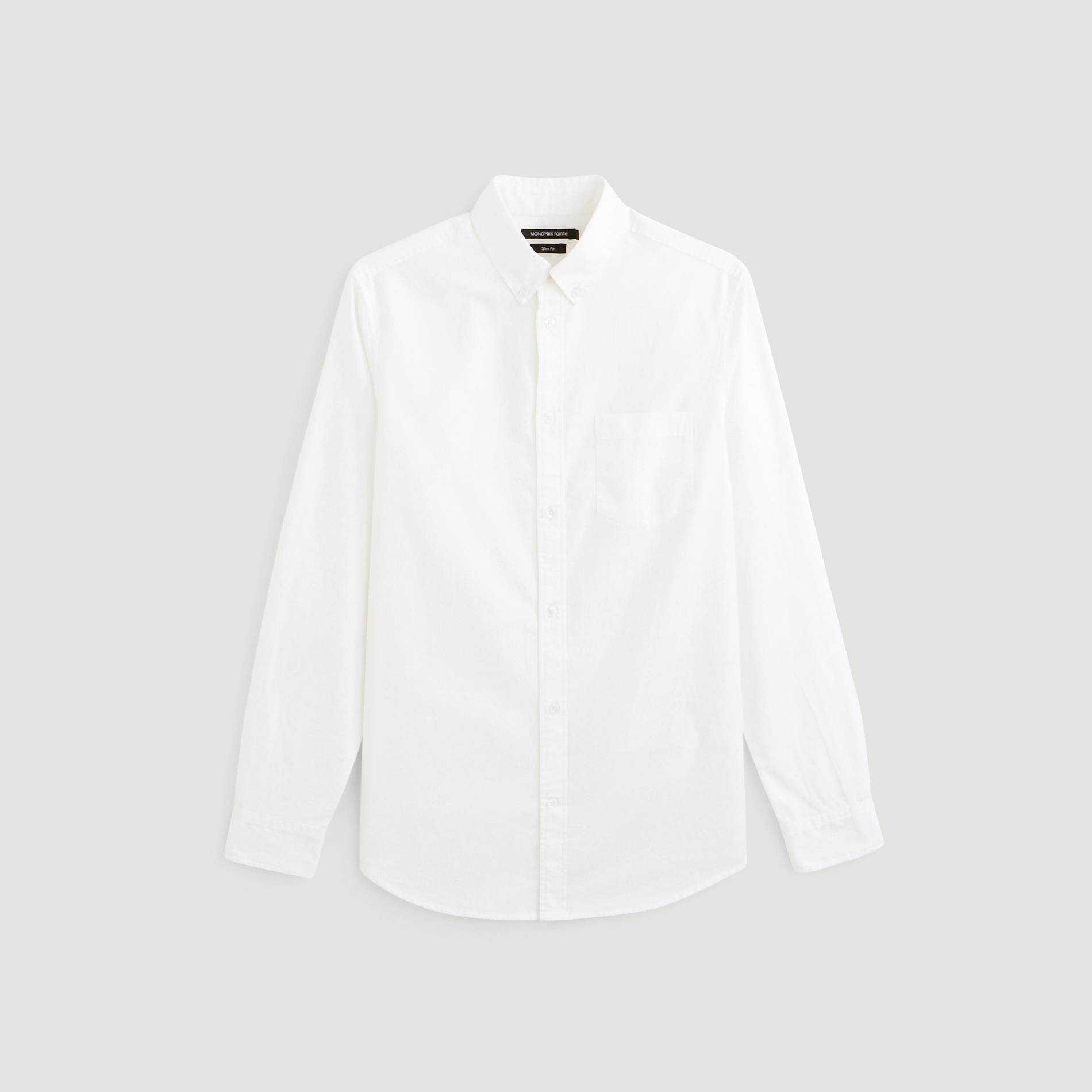 Chemise coupe slim, Blanc, large image number 2