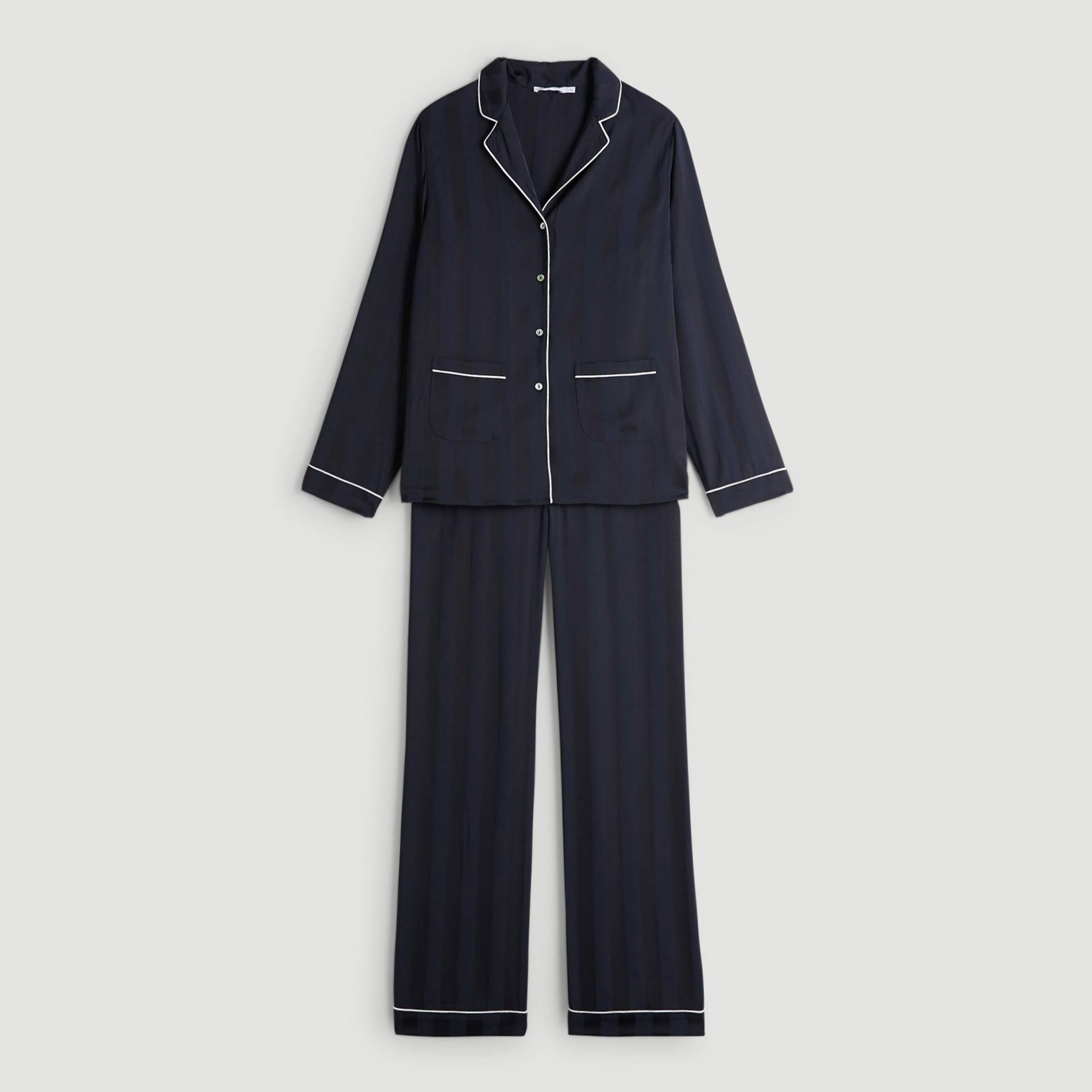 Pyjama uni, Indigo, large image number 2.0
