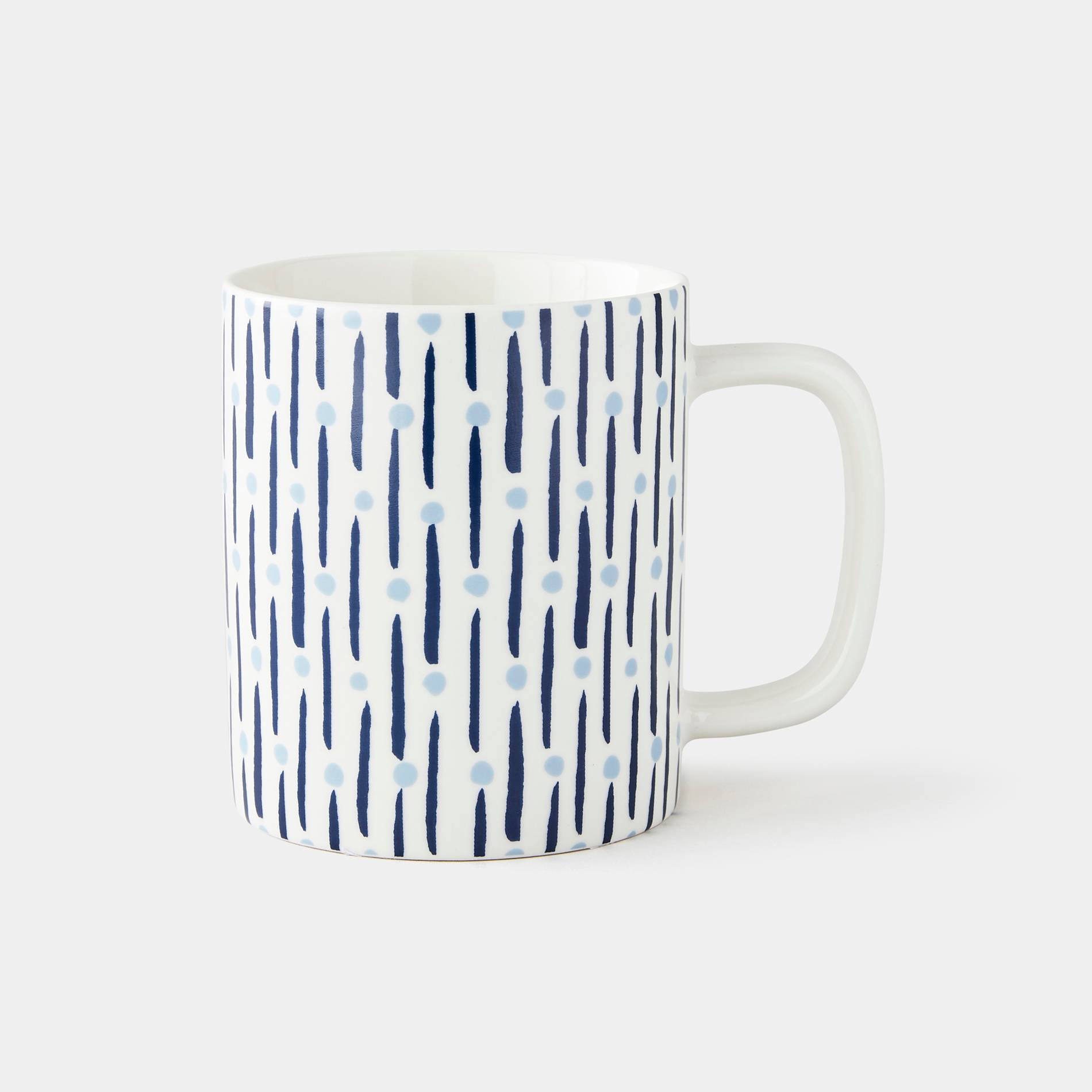 Mug droit mange tout, Bleu marine, large image number 0