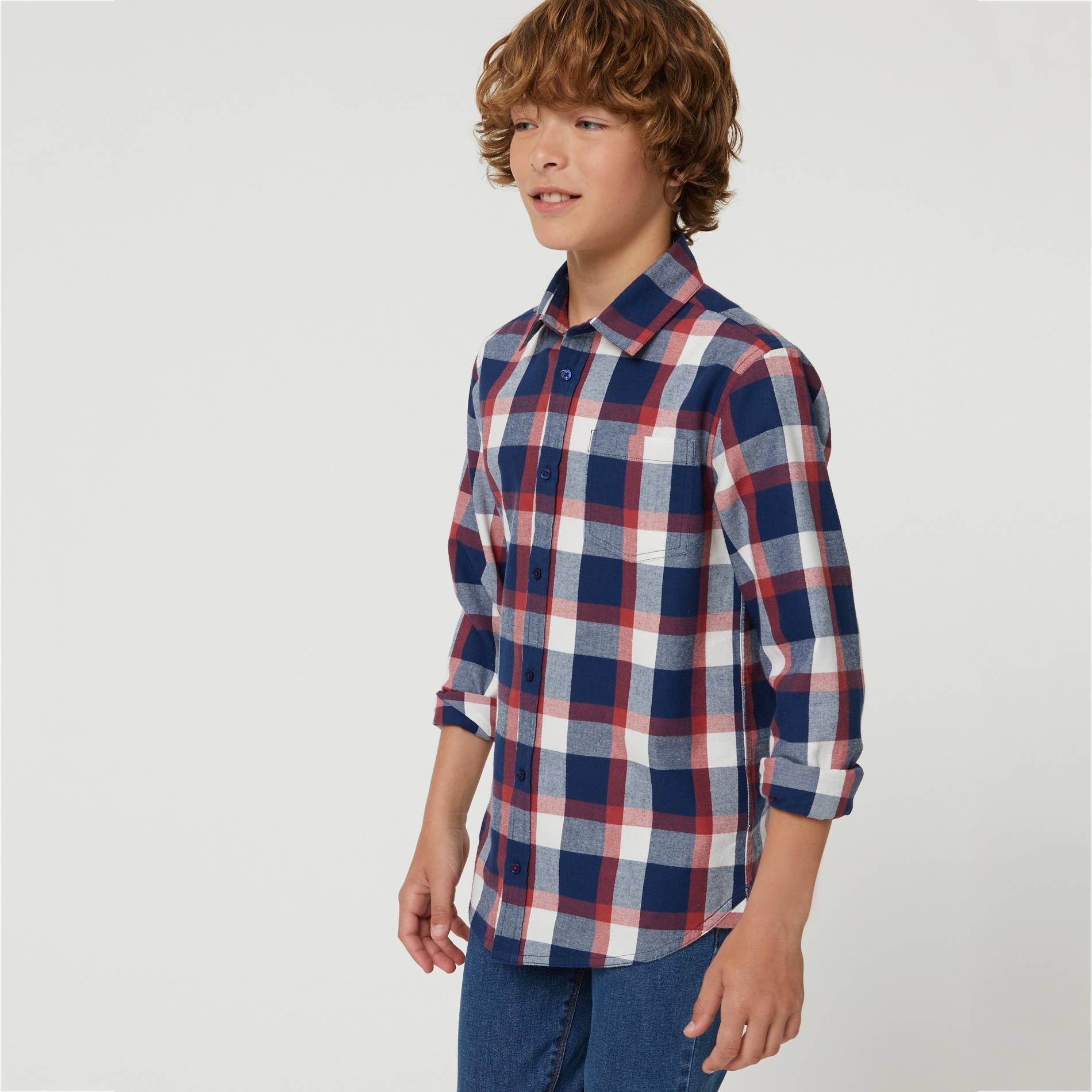 Chemise imprime, Bleu marine, large image number 0.0