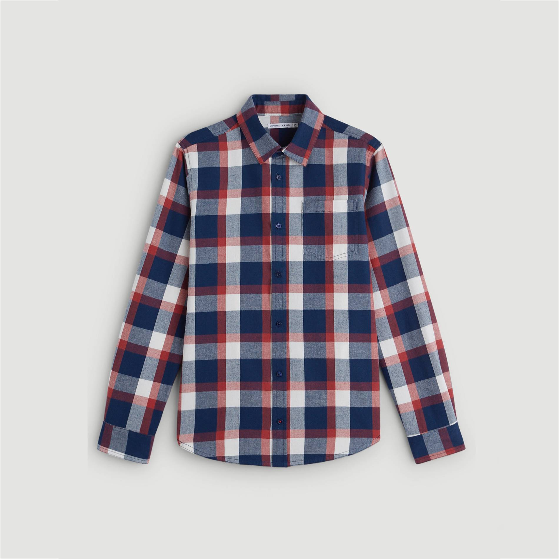 Chemise imprime, Bleu marine, large image number 1
