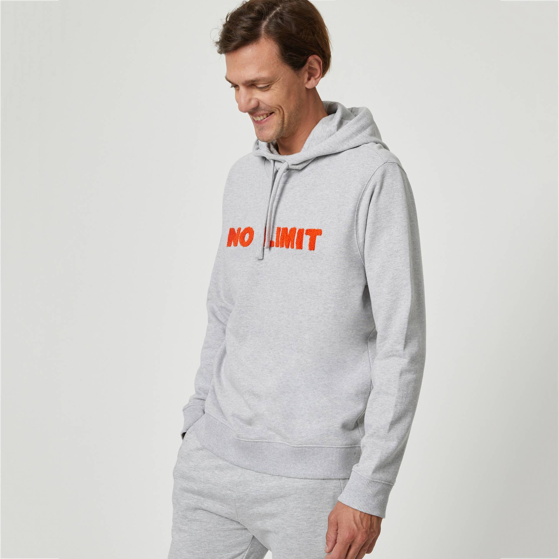 Sweat a capuche - Monoprix Fit, Gris moyen, large image number 0