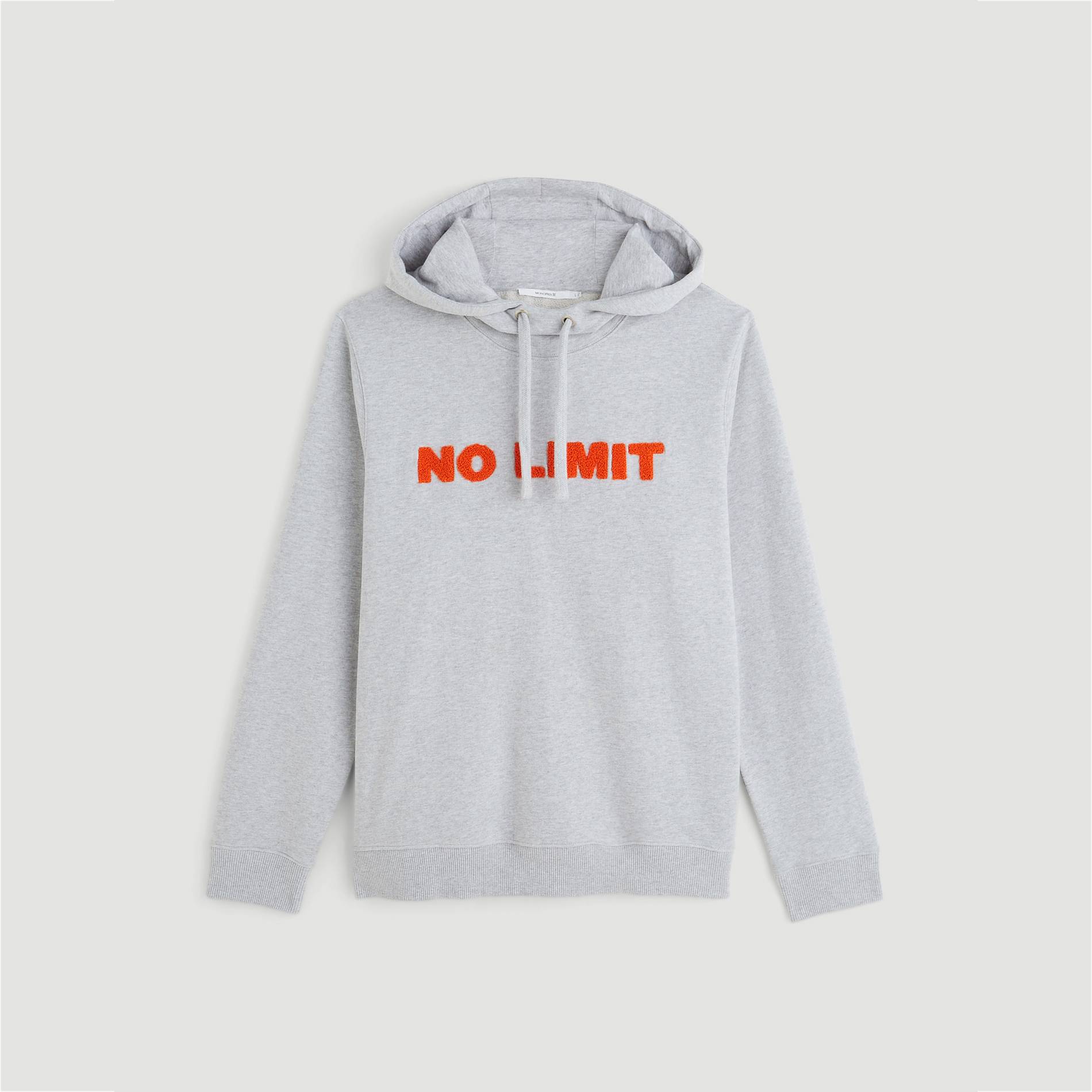 Sweat a capuche - Monoprix Fit, Gris moyen, large image number 2