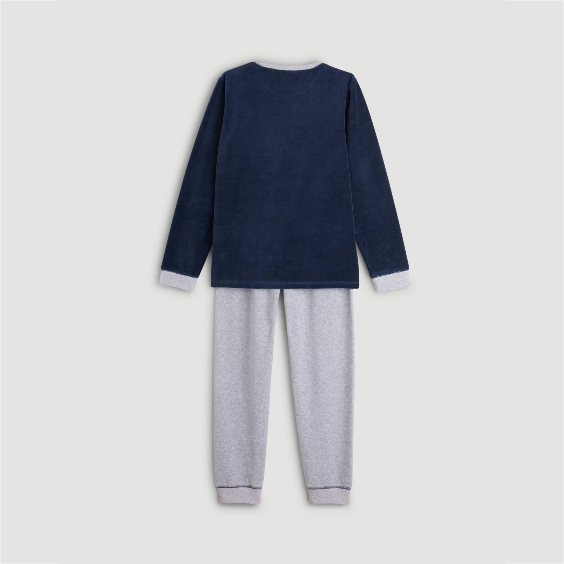 Pyjama imprime, Gris clair, large image number 1