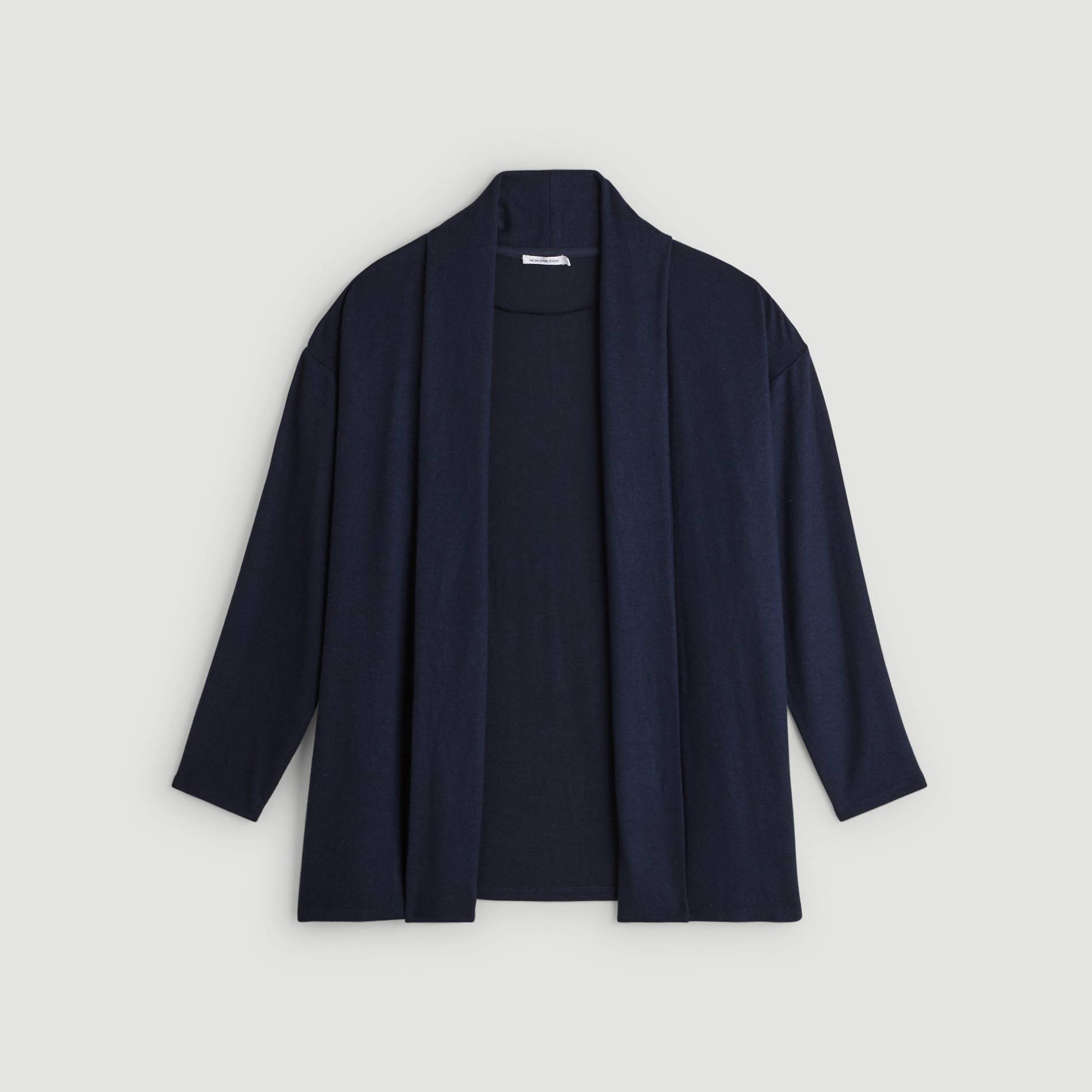 Gilet en doudou, Bleu marine, large image number 2.0