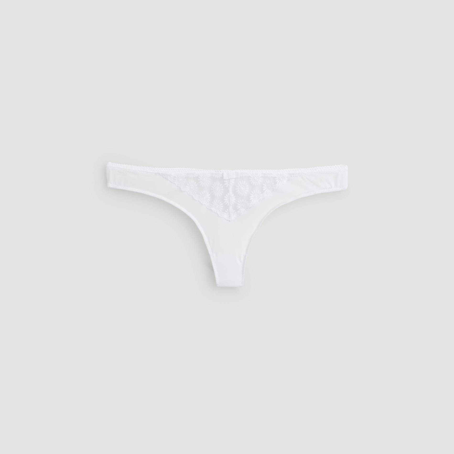 String brode en tulle, Blanc, large image number 2