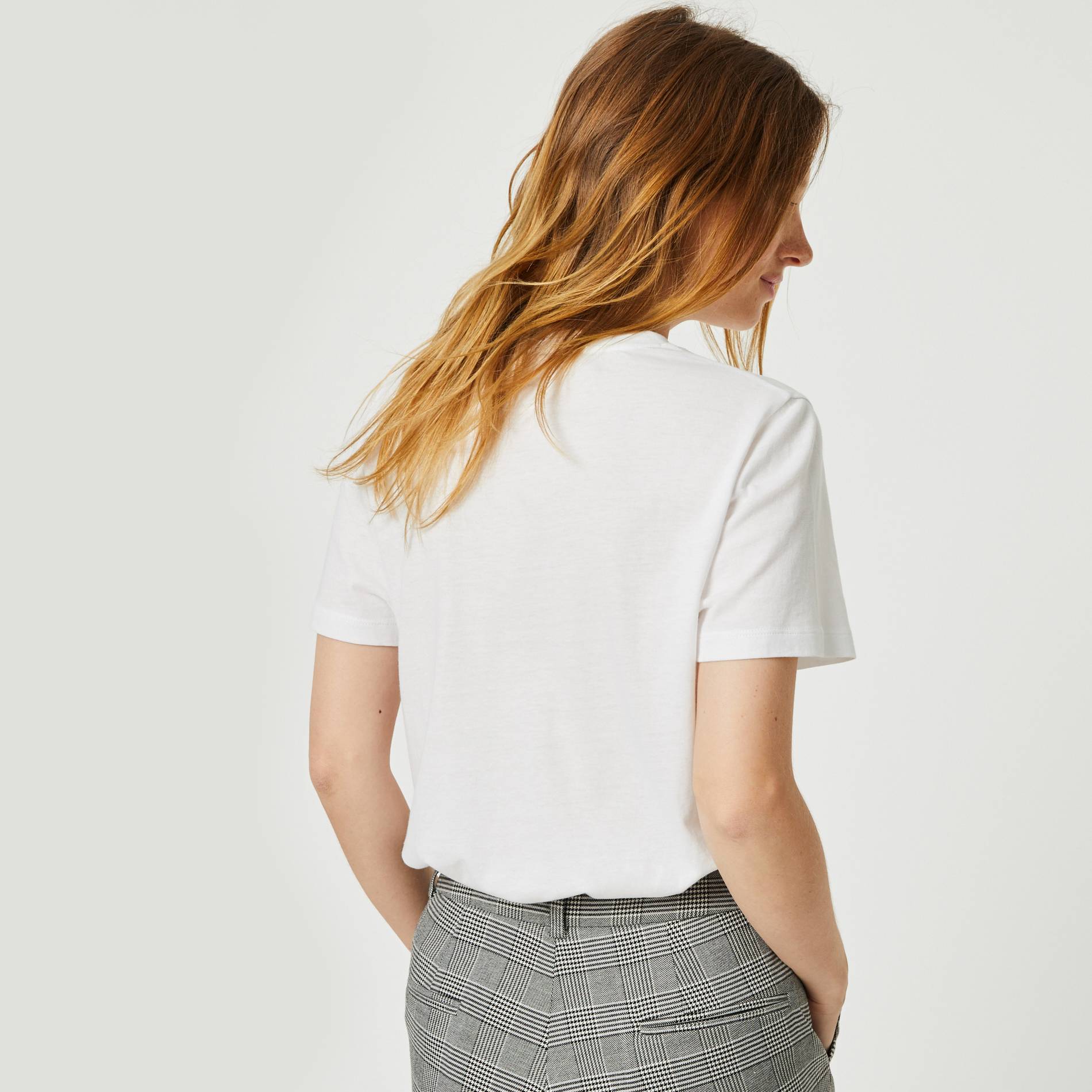 T-shirt a message en coton BIO, Blanc, large image number 1