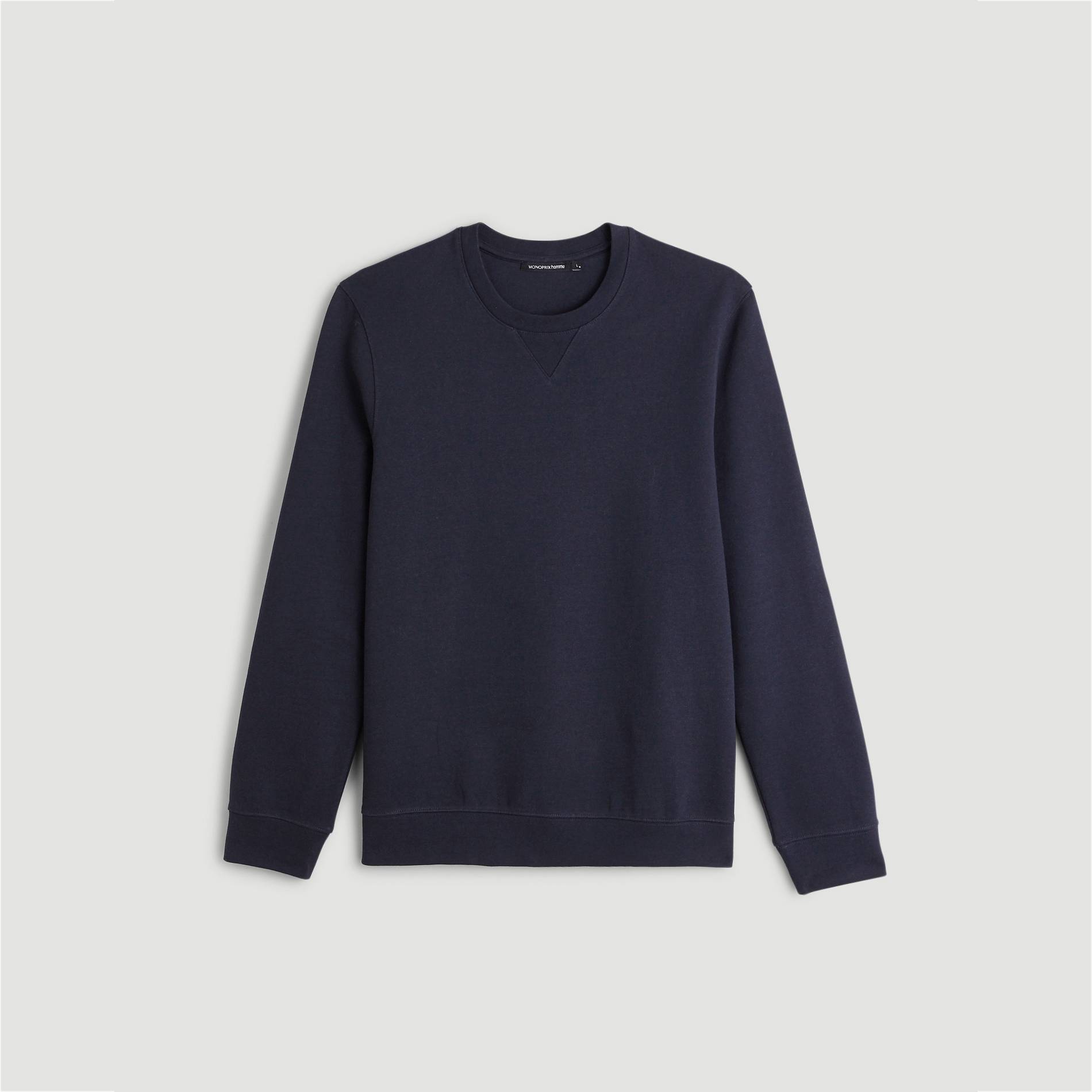 Sweat en coton BIO, Bleu marine, large image number 2