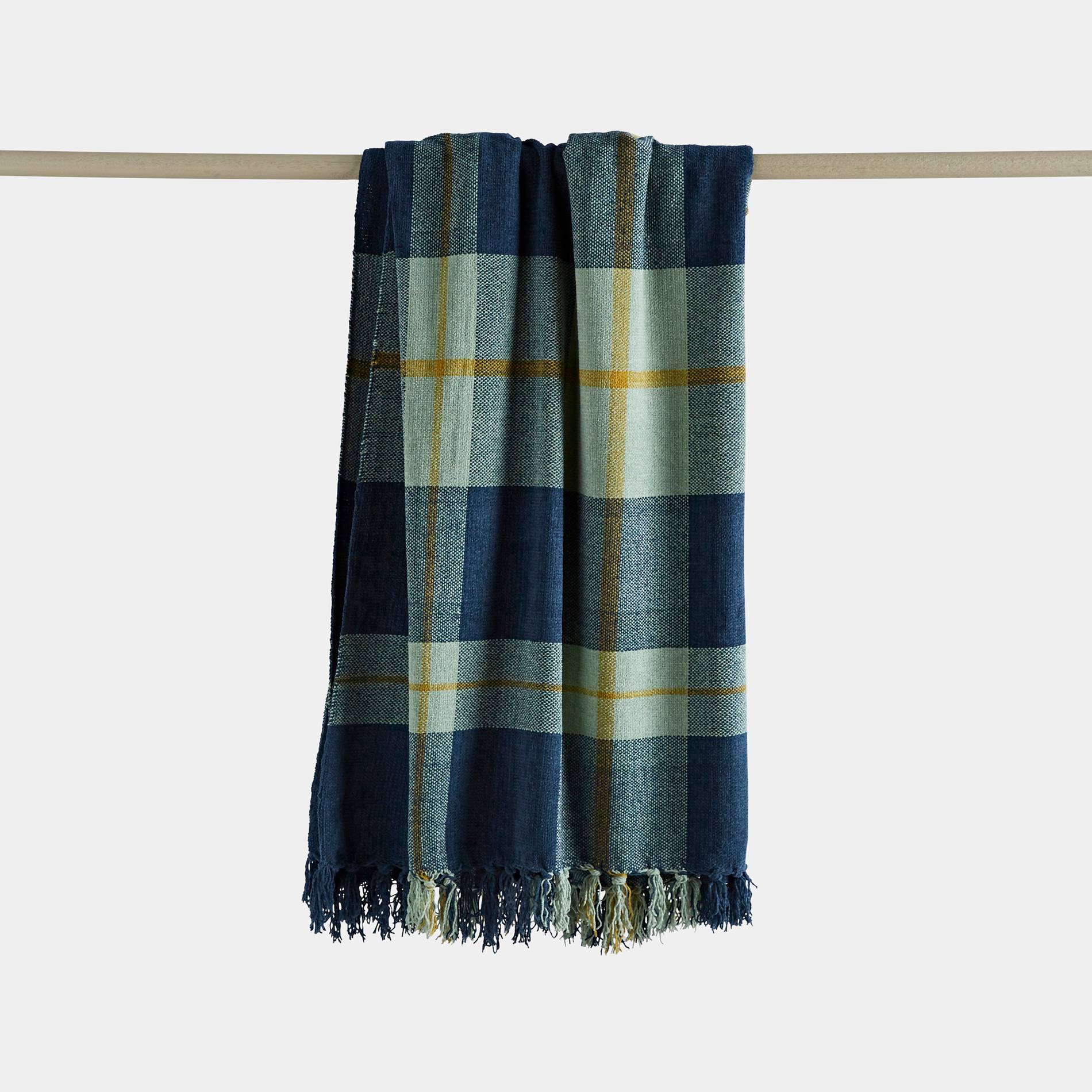 Plaid chenille, Or, large image number 0.0