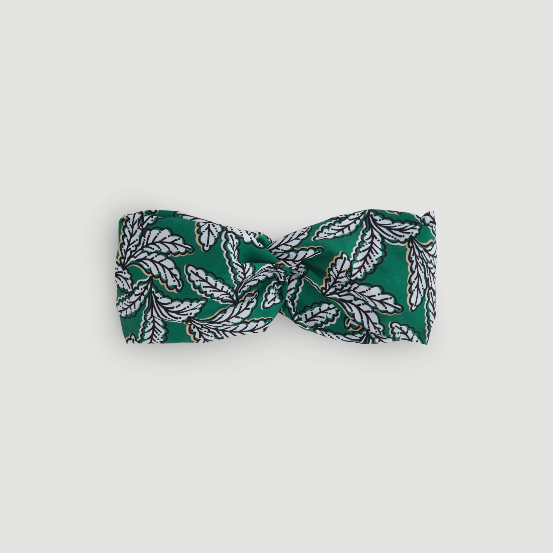 Bandeau imprime feuilles, Vert, large image number 0.0