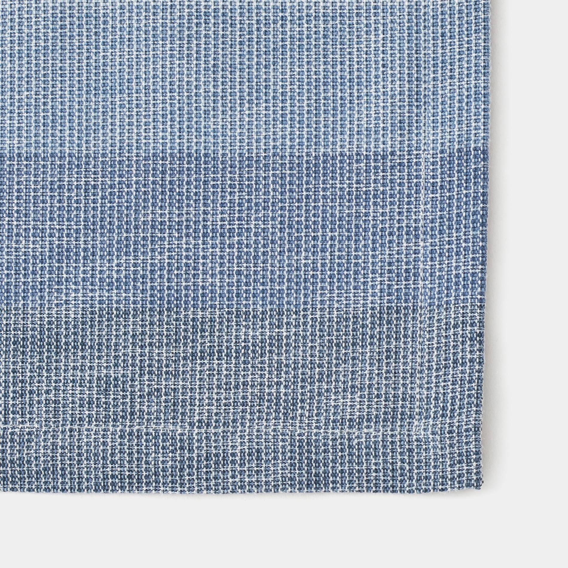 Set de table chiné, Bleu marine, large image number 1
