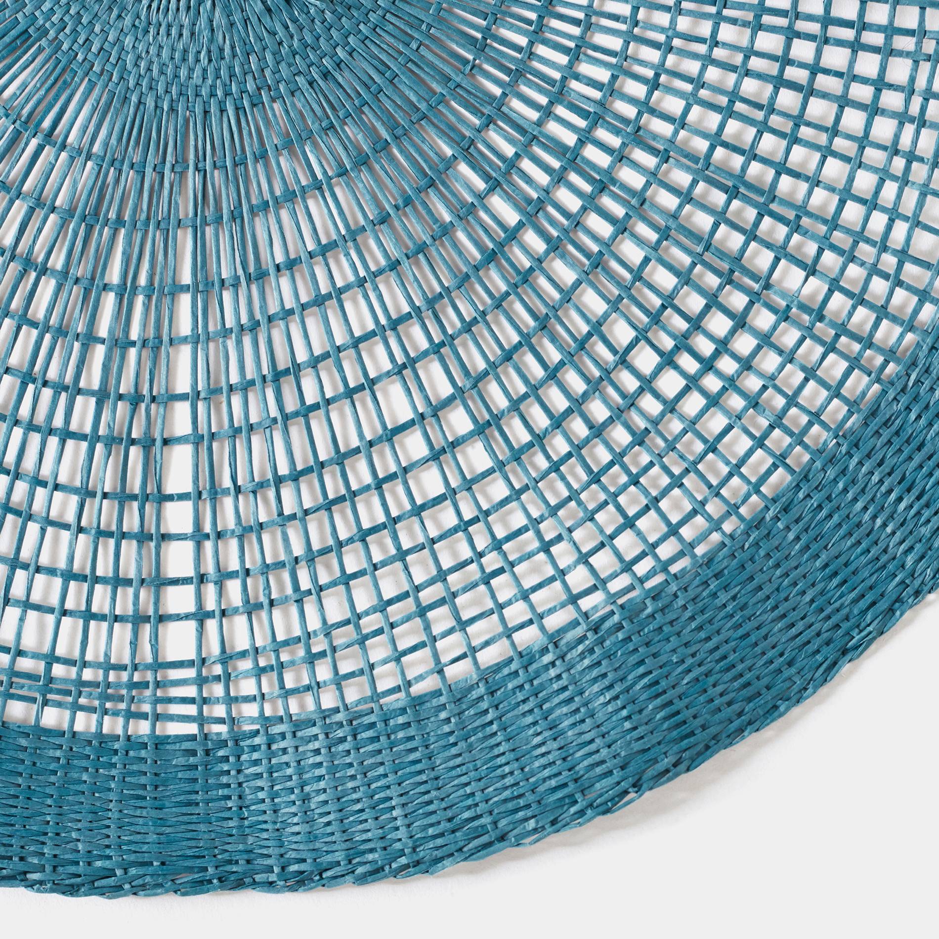 Set de table, ajouré, Bleu canard, large image number 1