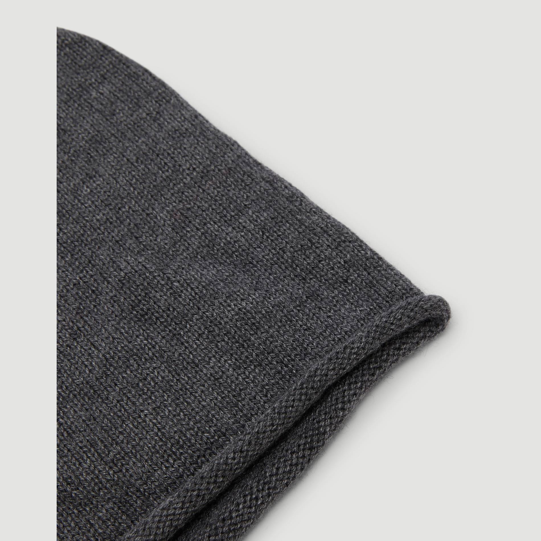 Bonnet uni, Gris moyen, large image number 1.0