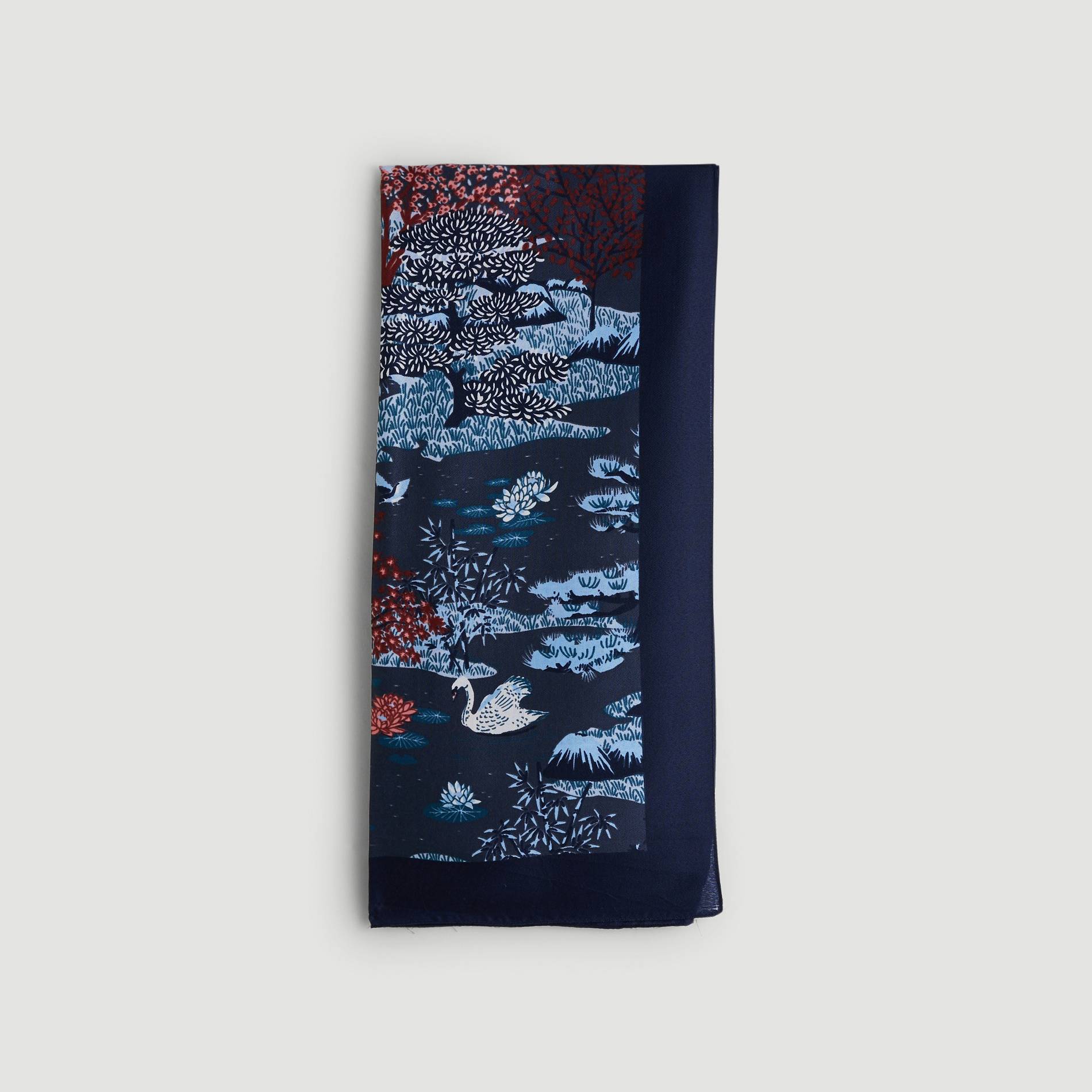 Carre imprime, Indigo, large image number 1.0