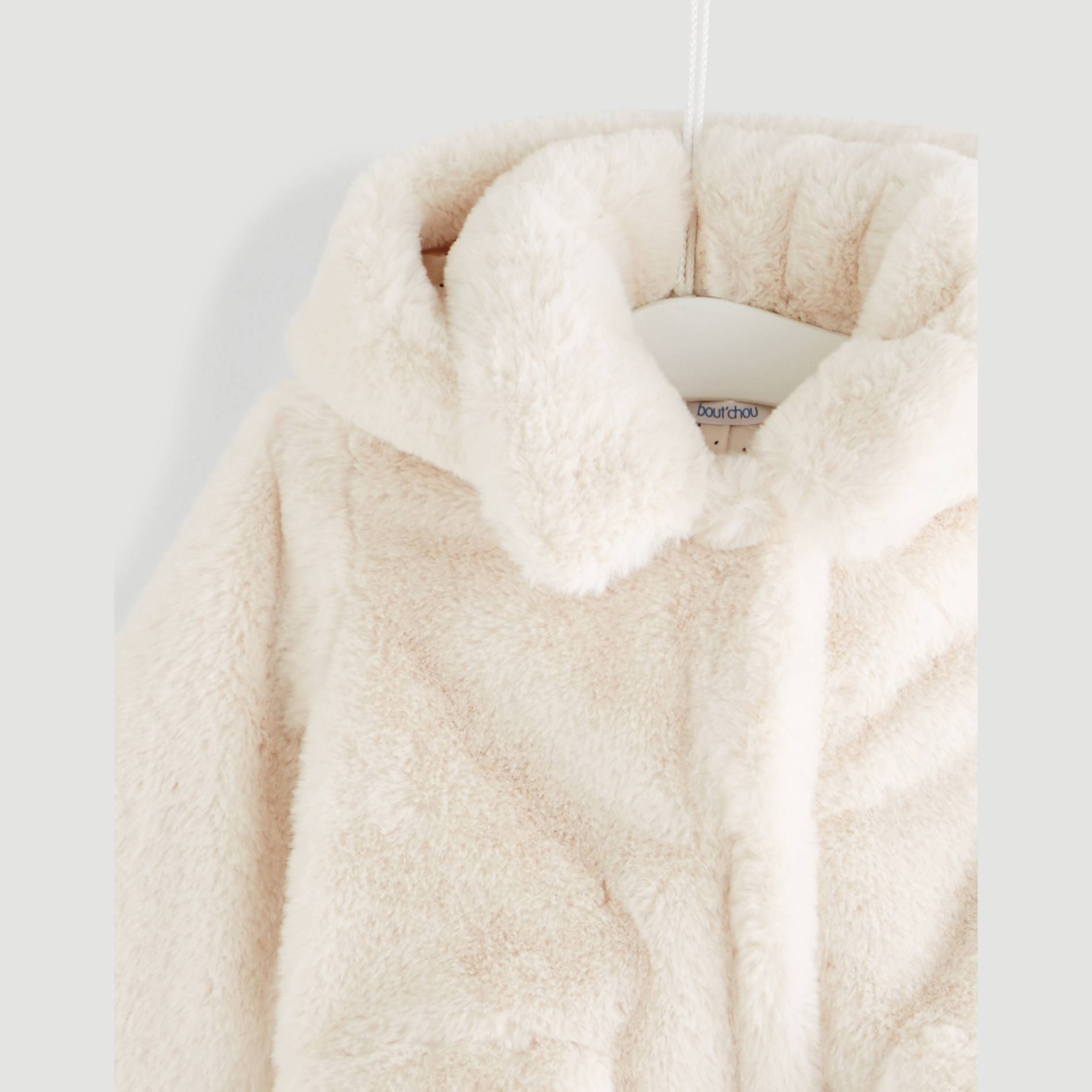 Manteau fausse fourrure, Ecru, large image number 2