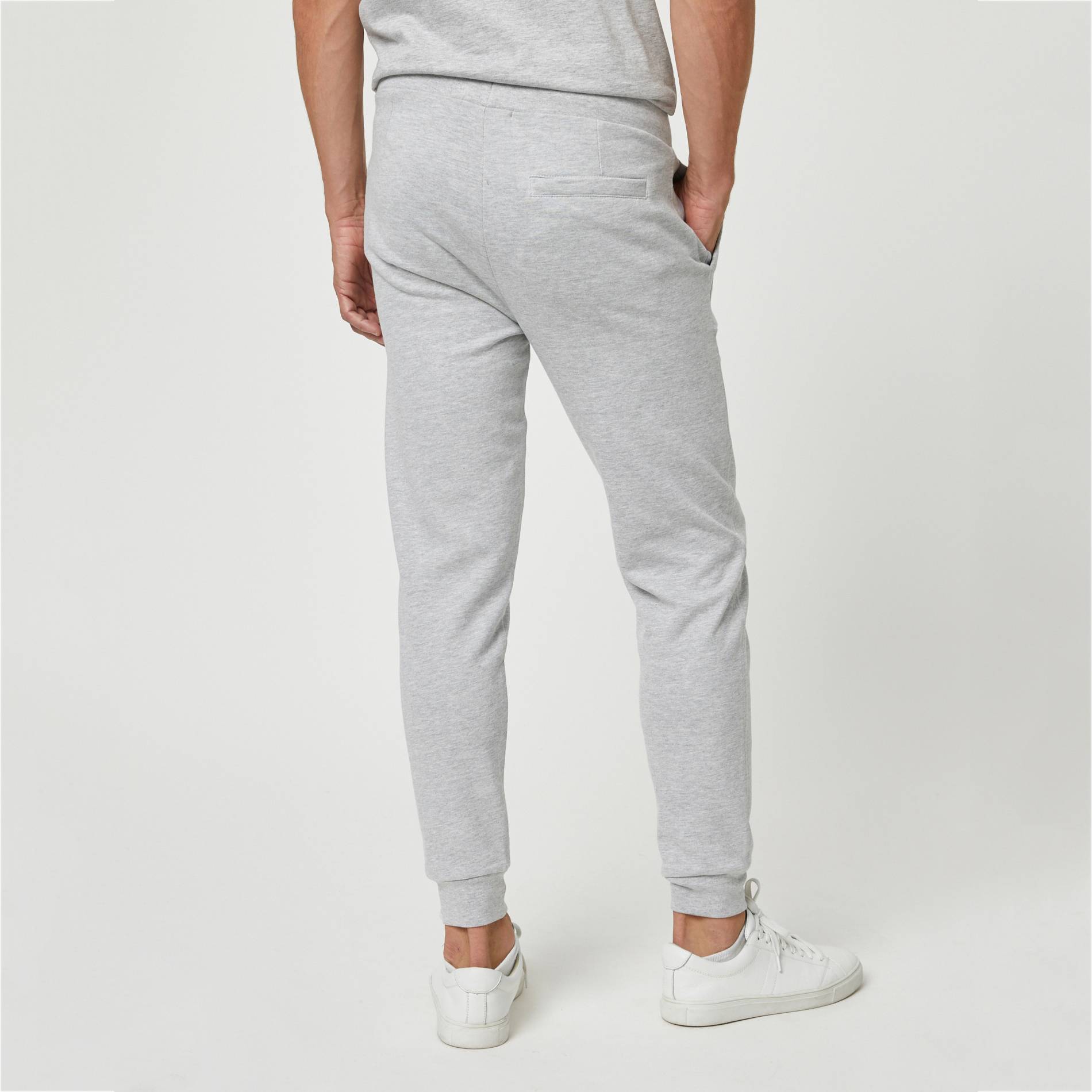 Jogging en coton BIO, Gris moyen, large image number 1