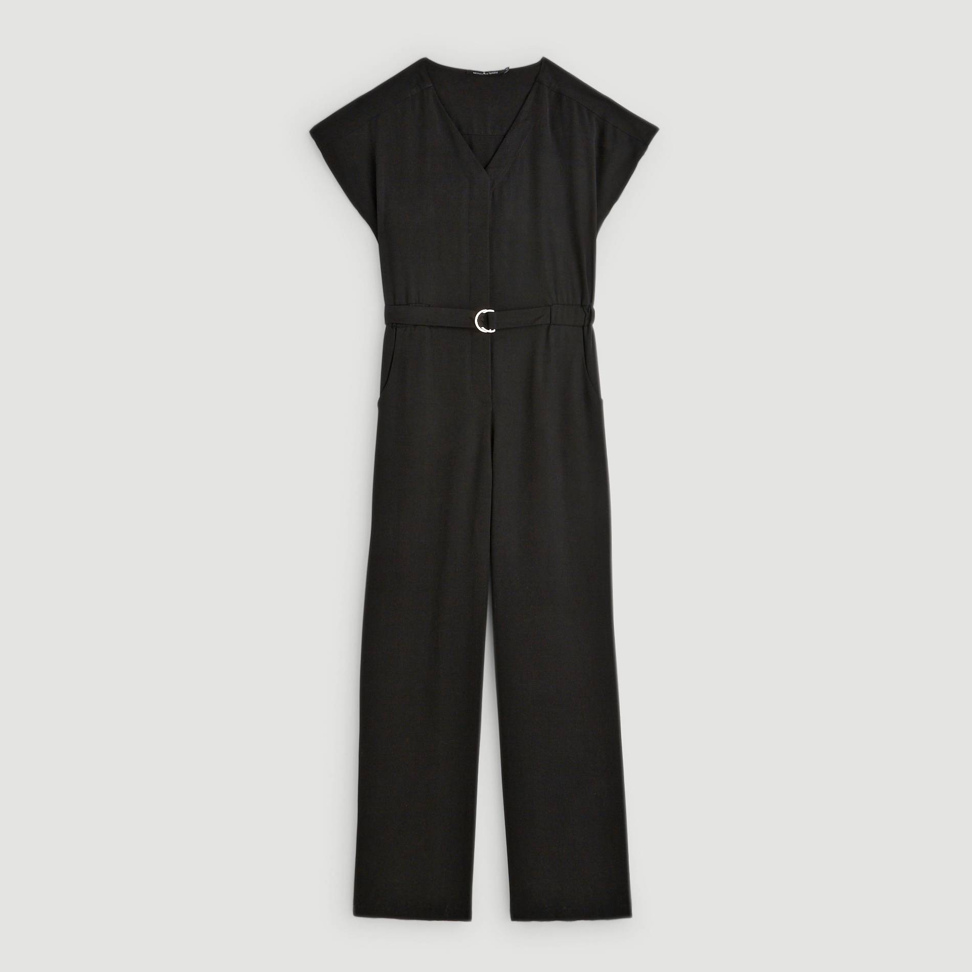 Combi-pantalon fluide, Noir, large image number 2