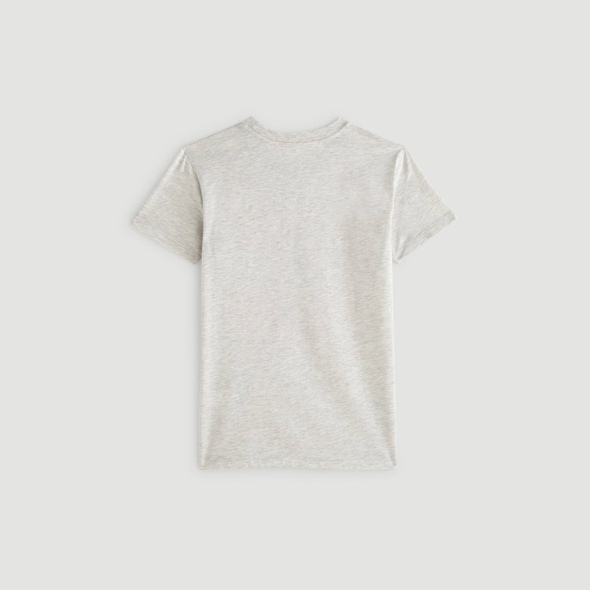 T-shirt manches courtes, Gris moyen, large image number 1.0