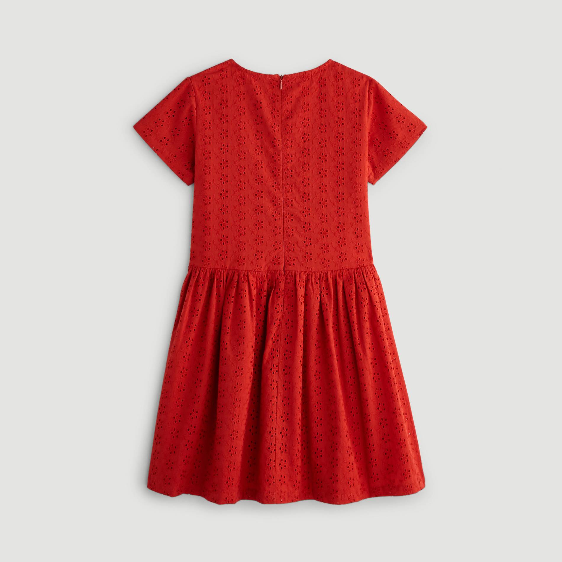 Robe en guipure, Rouge, large image number 1