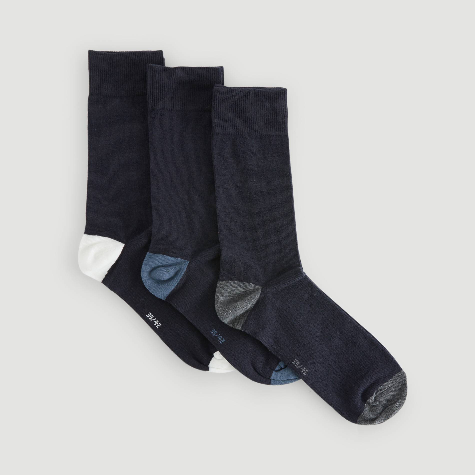 Lot de 3 paires de chaussettes, Bleu marine, large image number 1.0