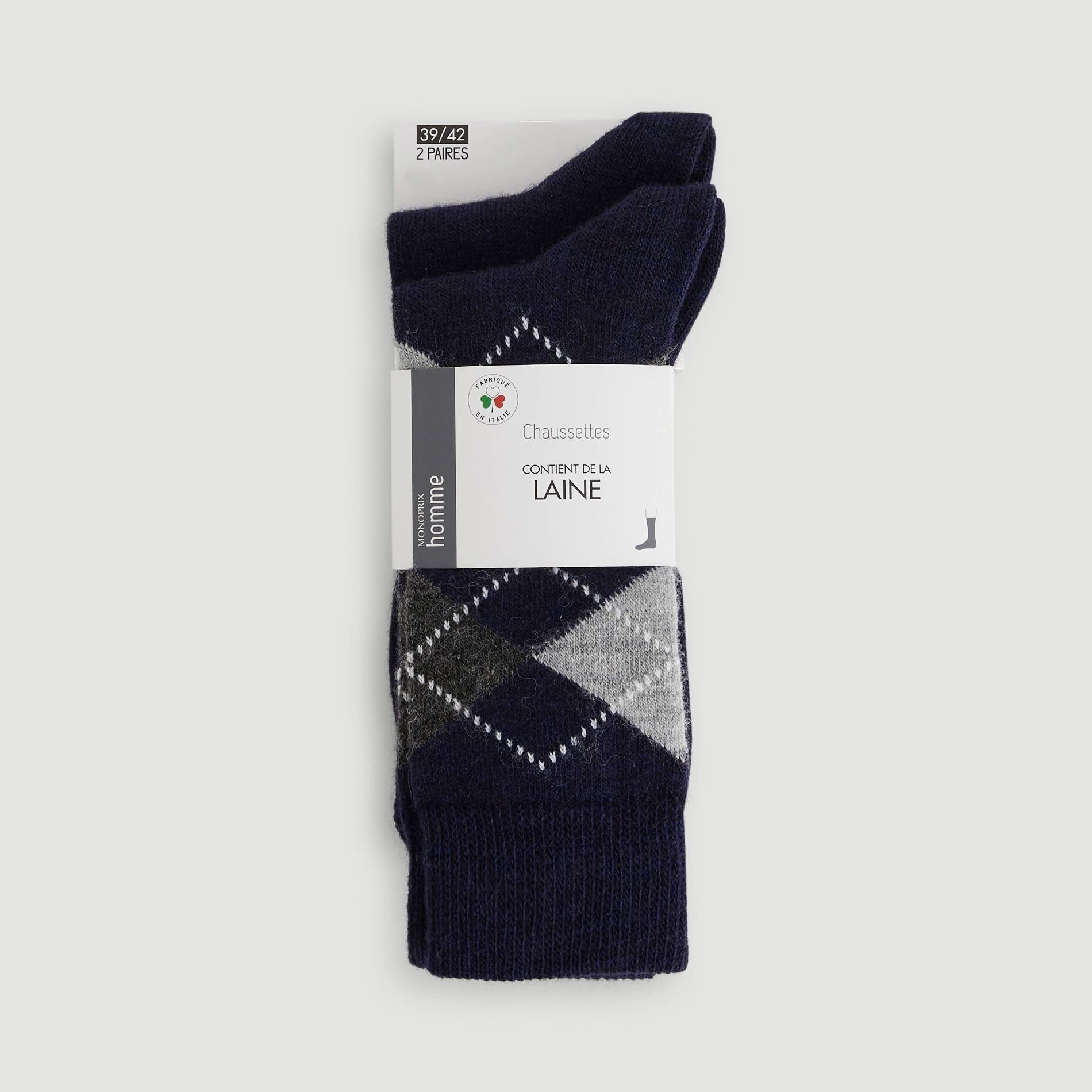 Lot de 2 paires de chaussettes, Cobalt, large image number 0.0