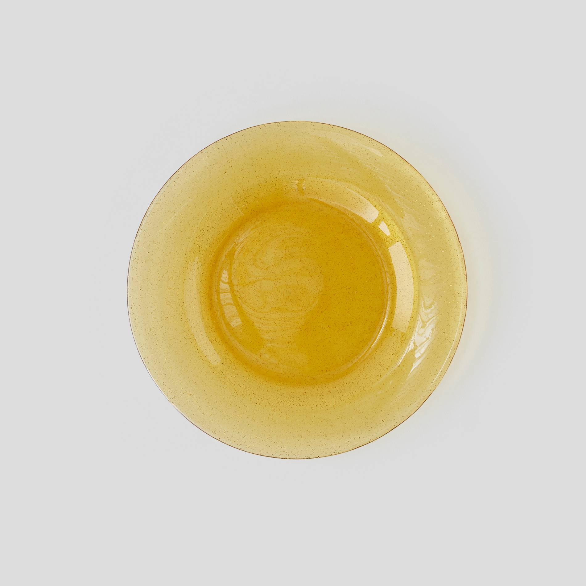 Assiette à dessert, Bulles ambrées, Safran, large image number 0.0