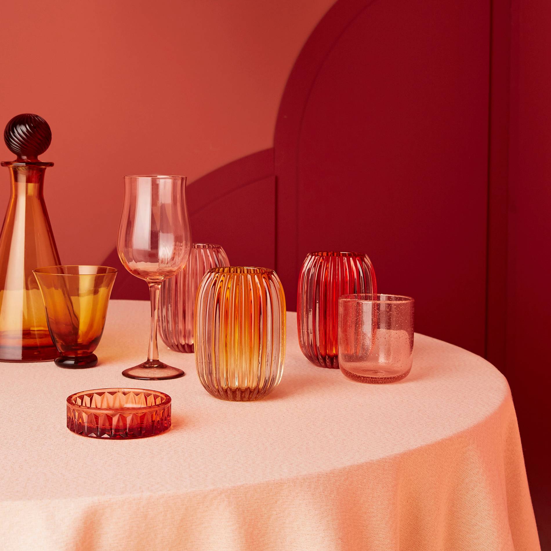 Carafe Twistée, Safran, large image number 2.0