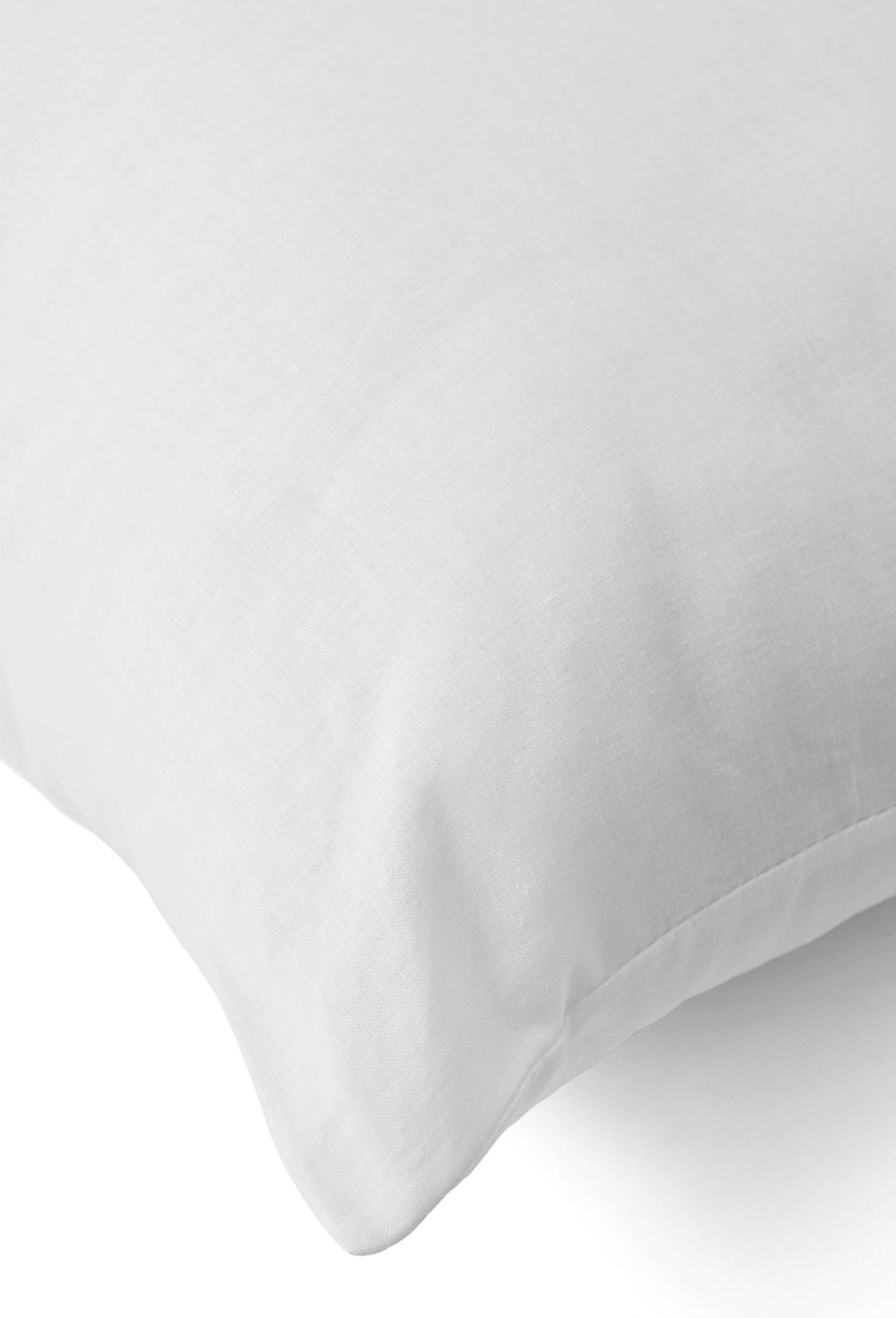 Oreiller "beaut&eacute;", 60x60cm, enveloppe 100% coton, garnissage 100% polyester, Blanc, large image number 1