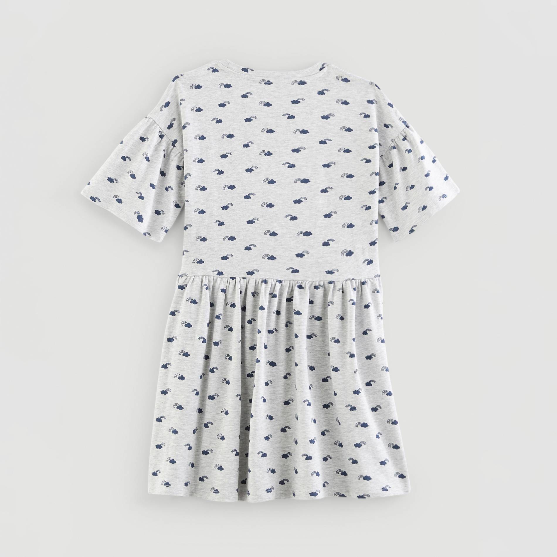 Robe imprime, Gris moyen, large image number 1