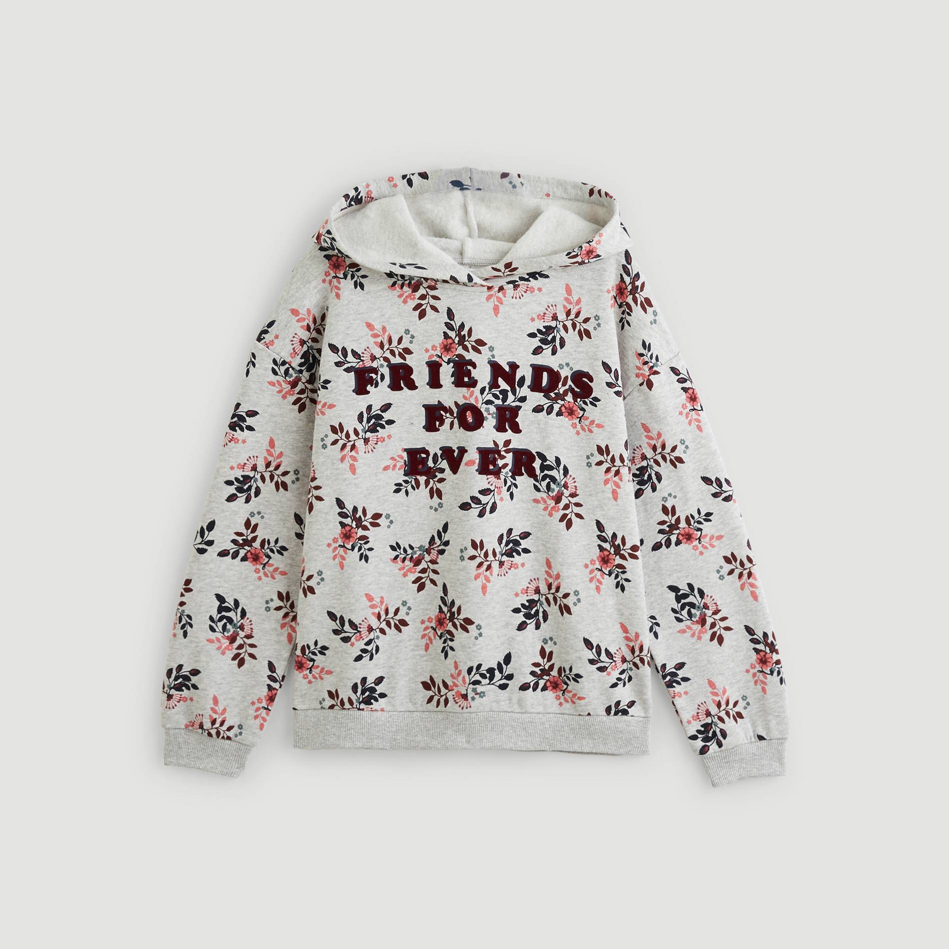 Sweat imprime, Gris clair, large image number 1
