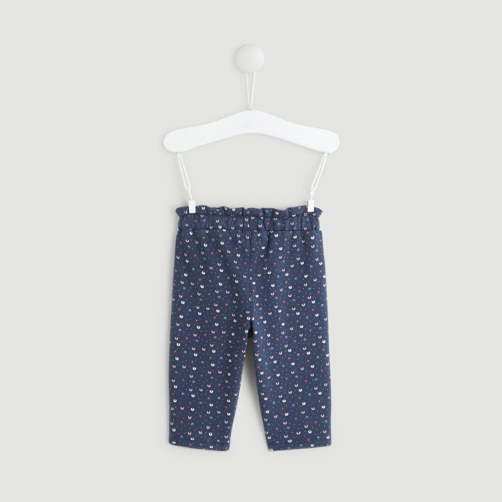 Pantalon imprime, Bleu marine, large image number 1