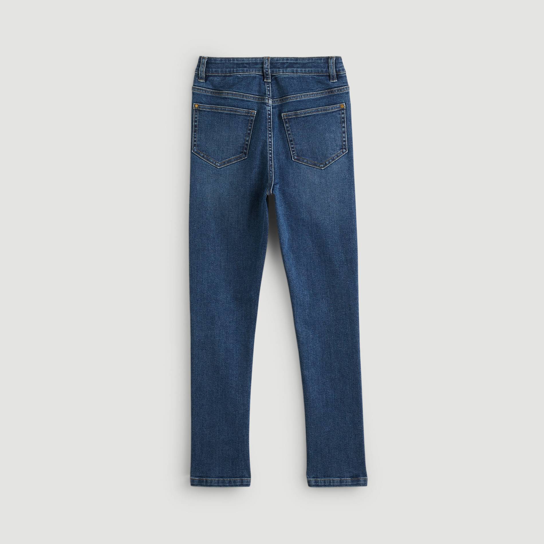 Jean taille haute, Bleu marine, large image number 2