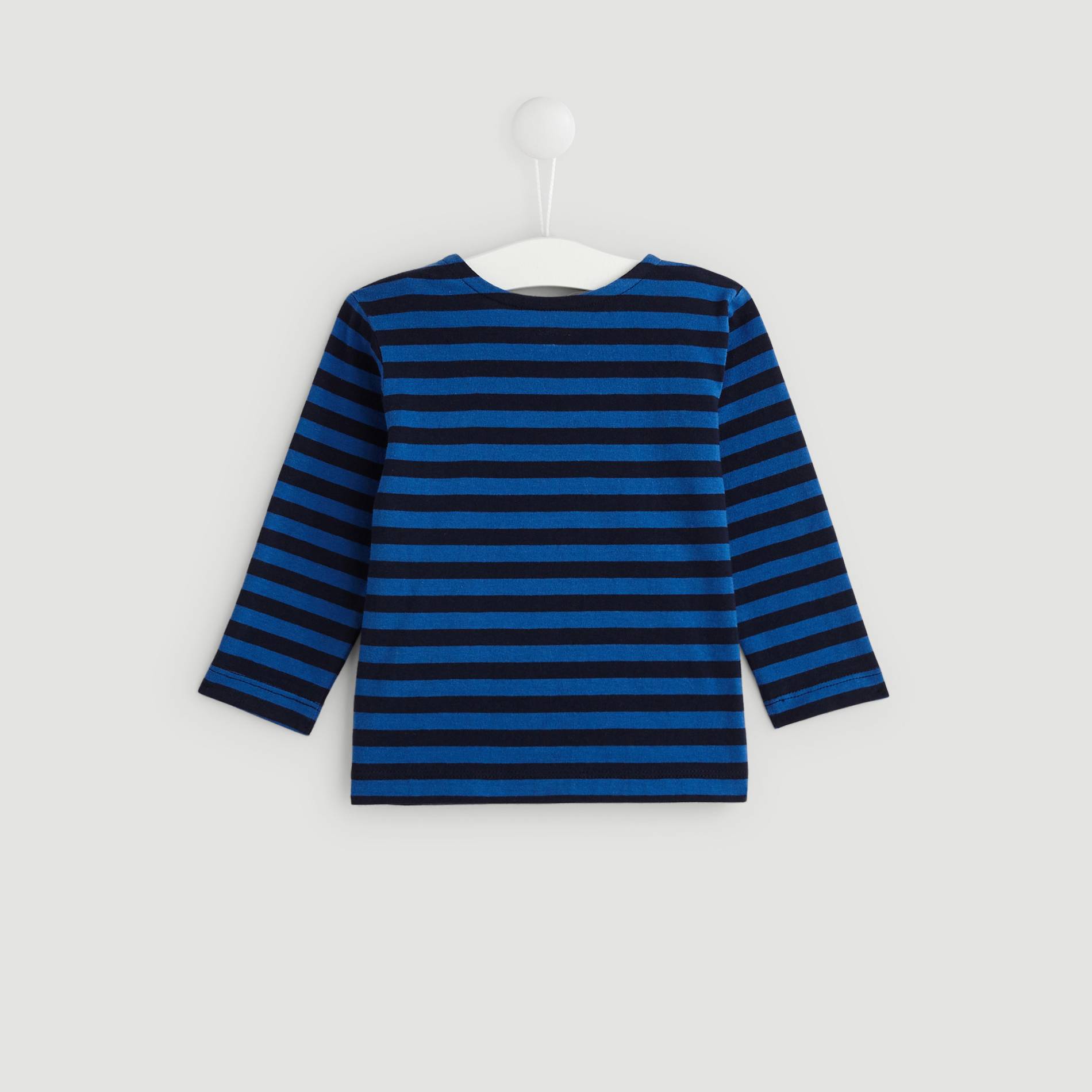 T-shirt manches longues imprime, Bleu vif, large image number 1