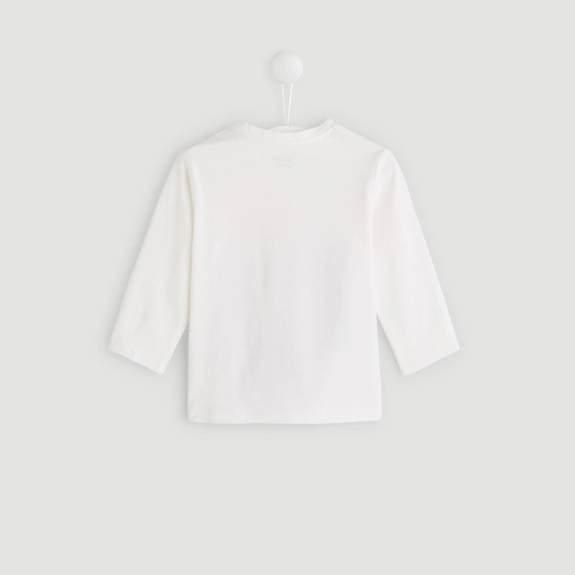 T-shirt manches longues imprimee, Ecru, large image number 1.0